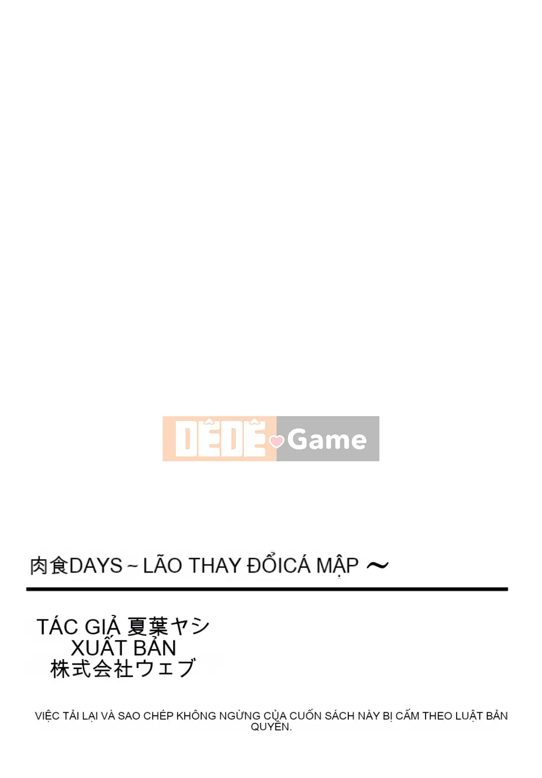 [Natsuha Yashi] Nikushoku NGÀY