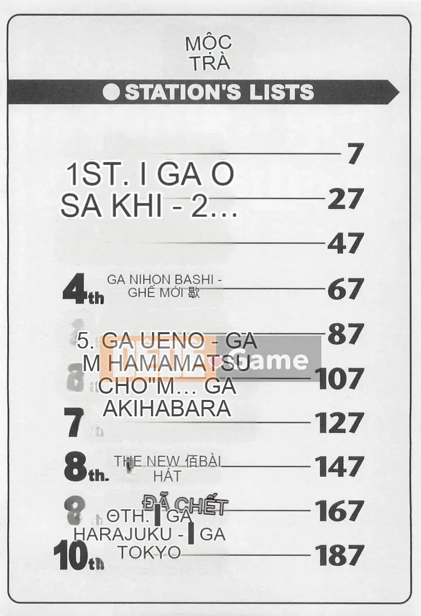 [Nagashima Chosuke] Trò chơi Dòng Koi no Yamanote