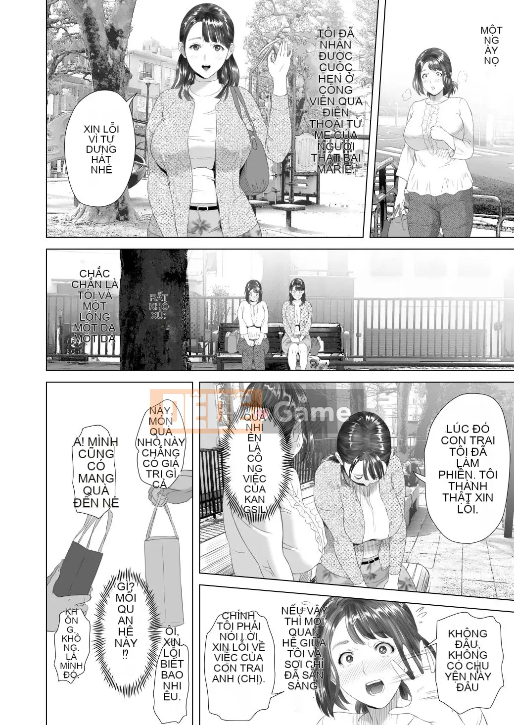 [Haji] Kinjo Yuuwaku Vol.3 <My Friend's Mother Hen> Phần 2