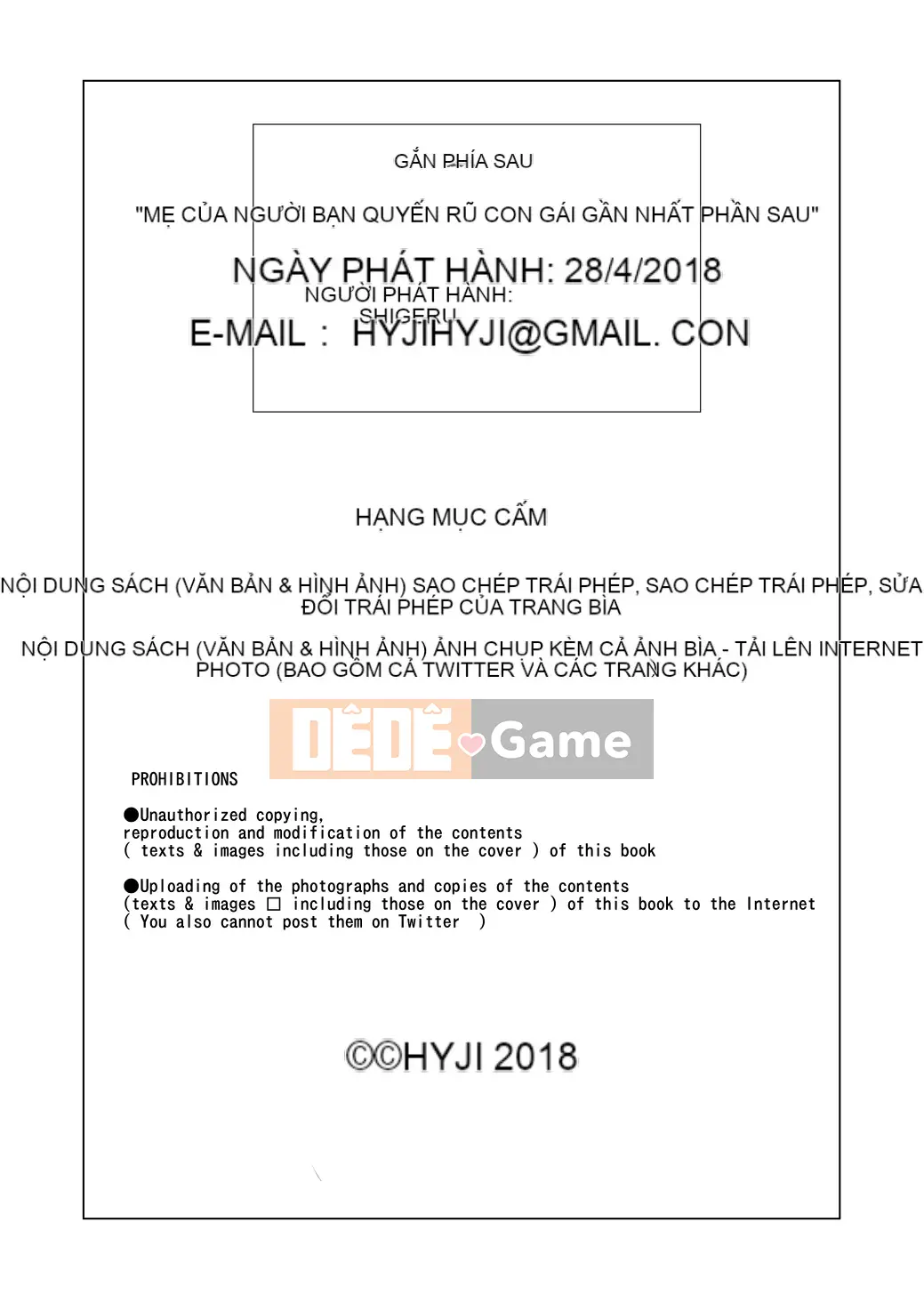 [Haji] Kinjo Yuuwaku Vol.3 <My Friend's Mother Hen> Phần 2