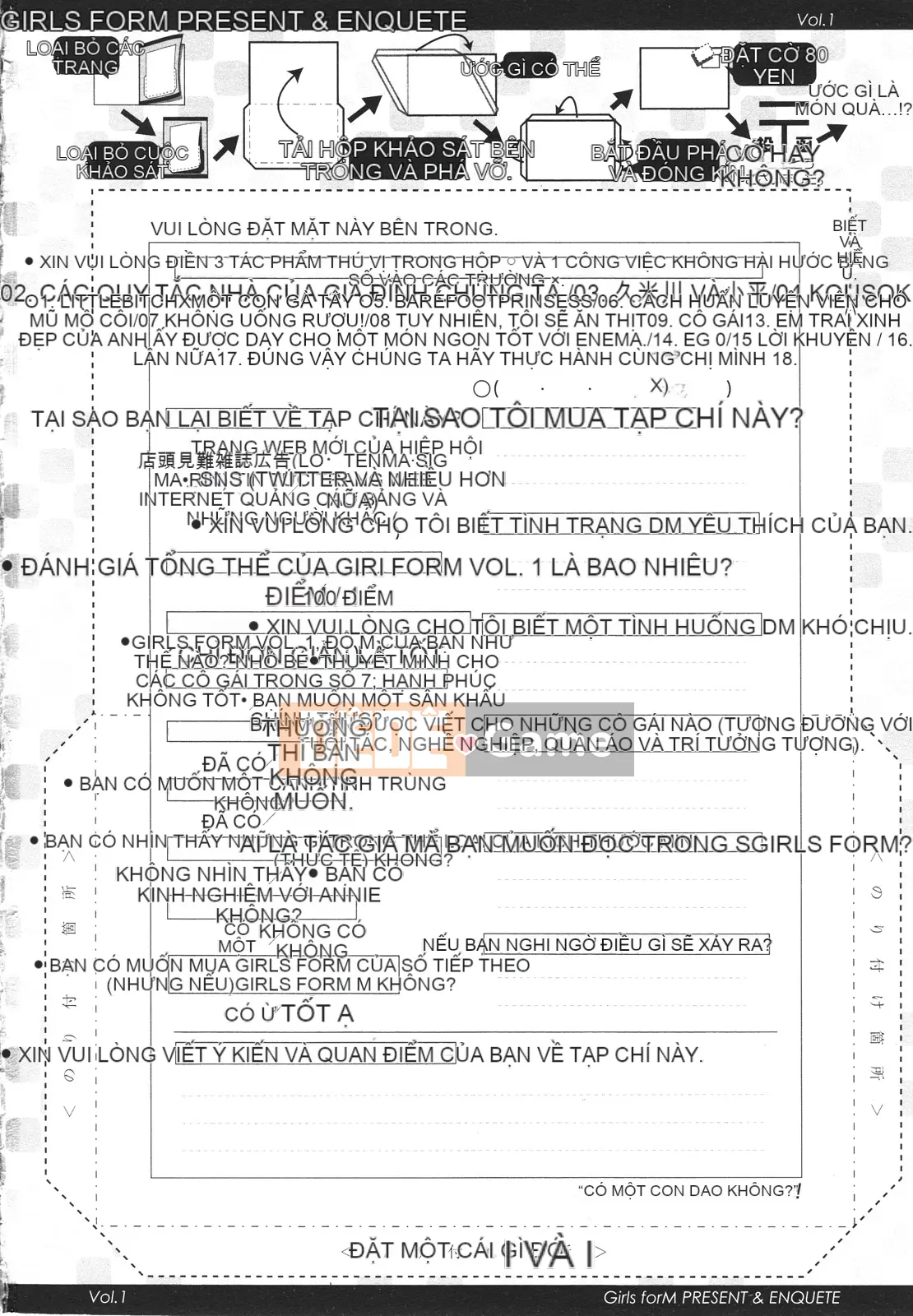 [Tuyển tập] Girls for M Girls Form VOL.01 [Chu]