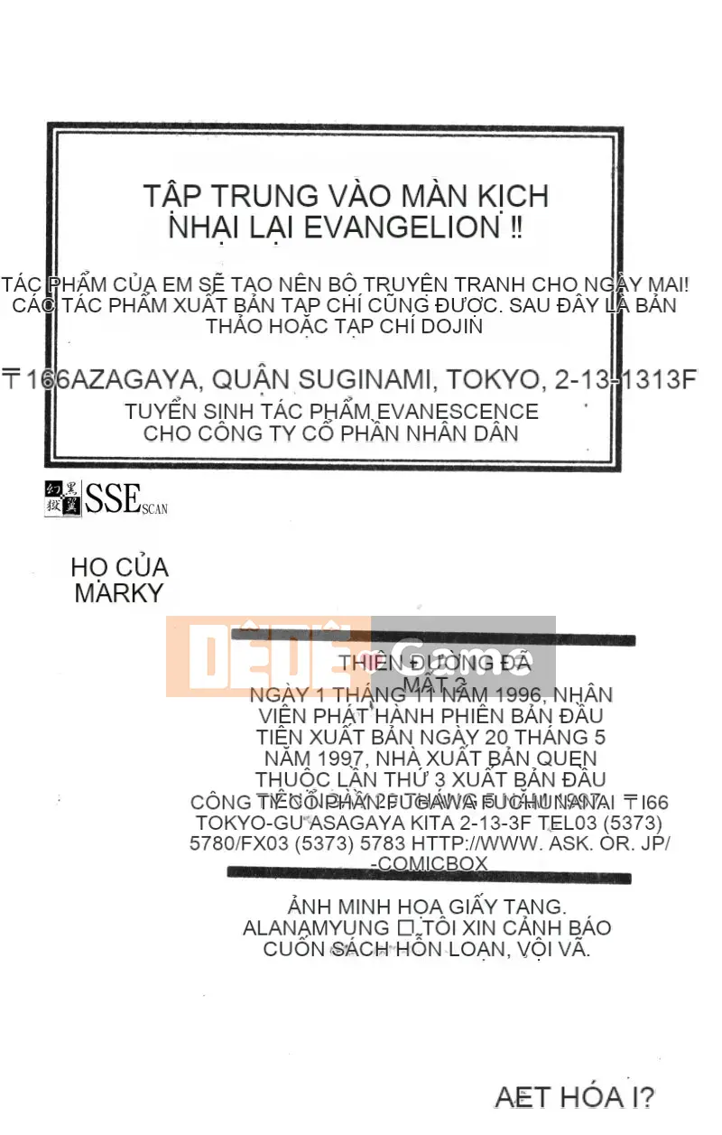 [Tuyển tập] Lost Paradise 2 (Neon Genesis Evangelion) [Chu]