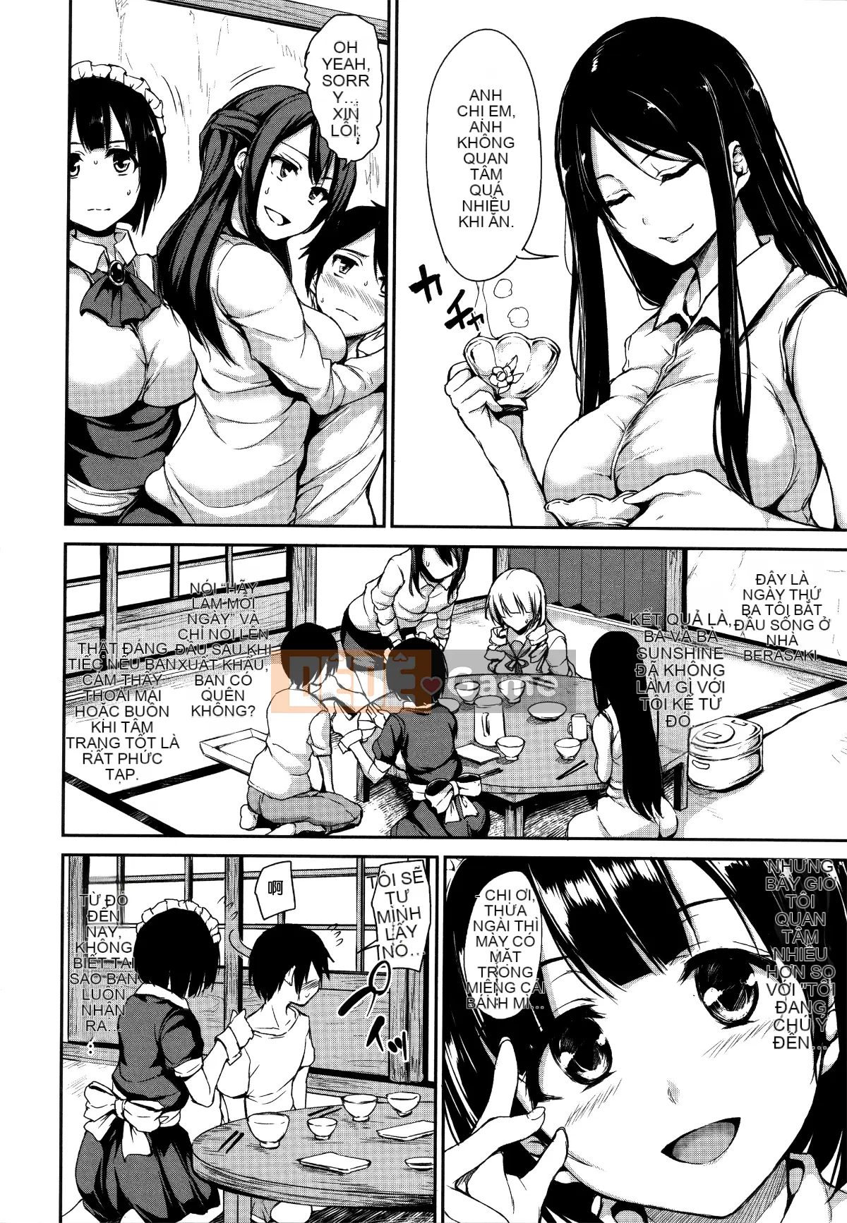 [Hankagumi ngây thơ][Tachibana Omina] Chị em Fudeoro hậu cung ở nhà