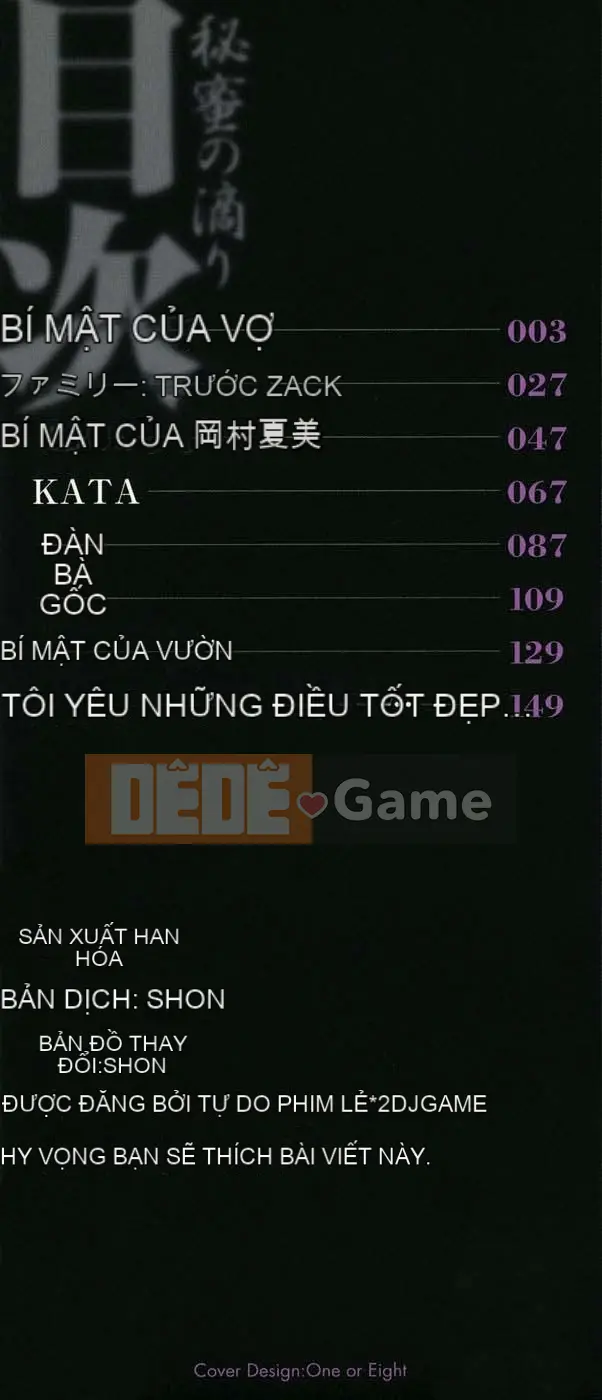 [shon han][phá ác] nhỏ giọt mật ngọt