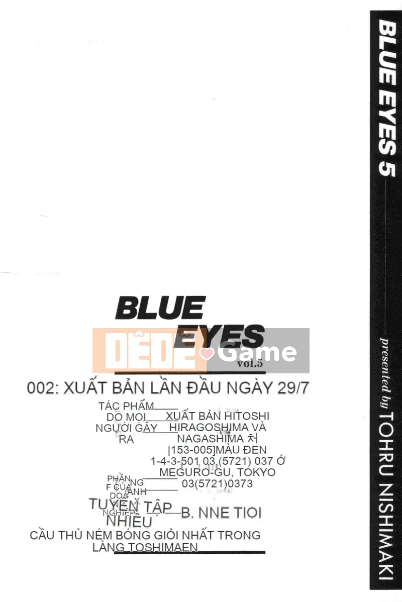 [Nishimaki Tohru] Đôi mắt xanh 5