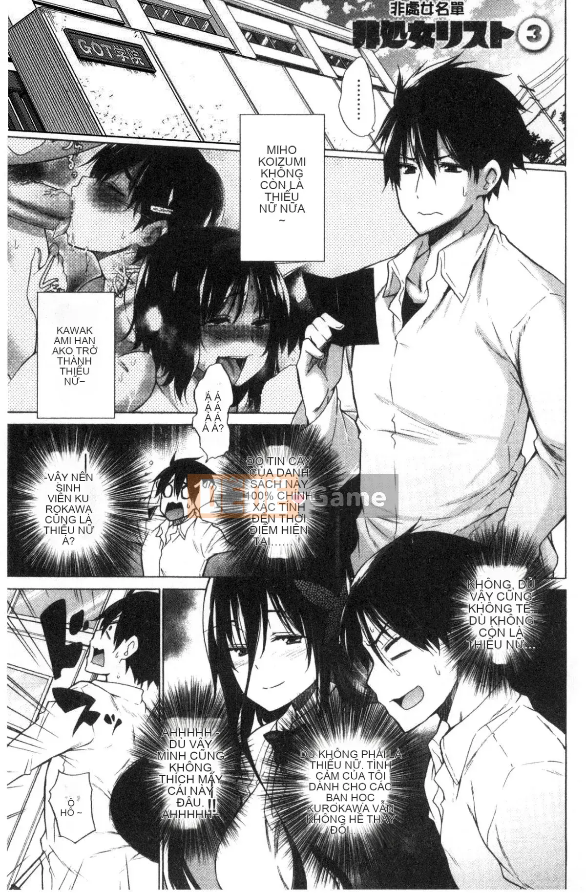 [Miyano Kintaro] Danh sách không còn trinh [Trung Quốc]