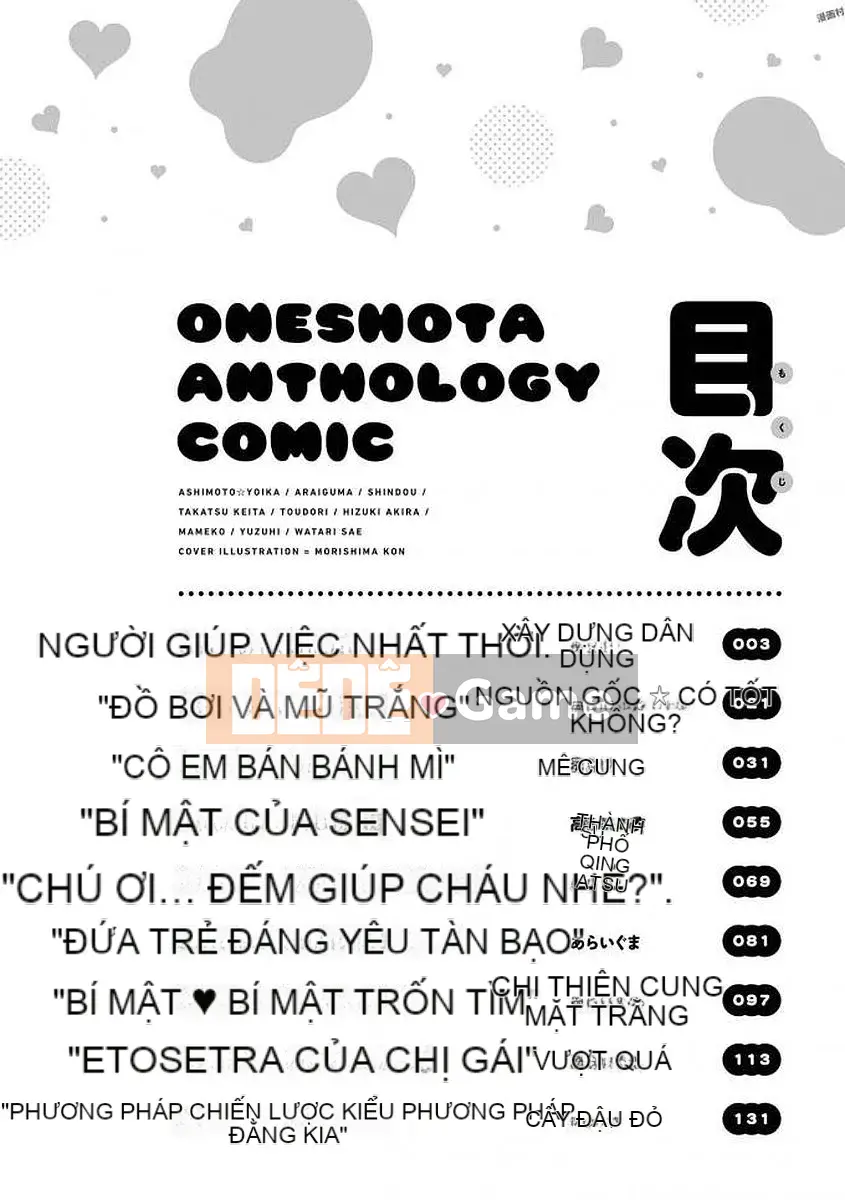 Truyện Tranh Tuyển Tập One Shota