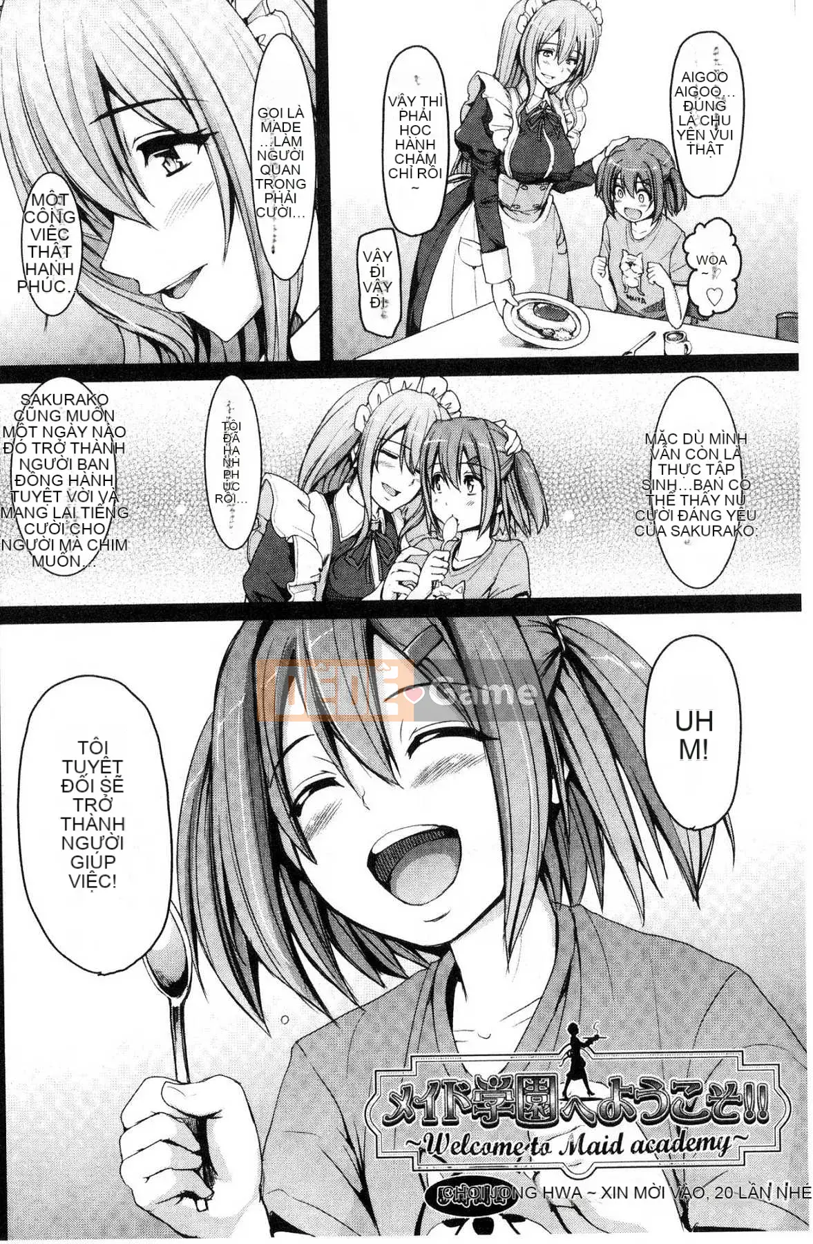 [Kazeteki Koubou][Arakishi Raiho] Chào mừng đến với Học viện hầu gái!!