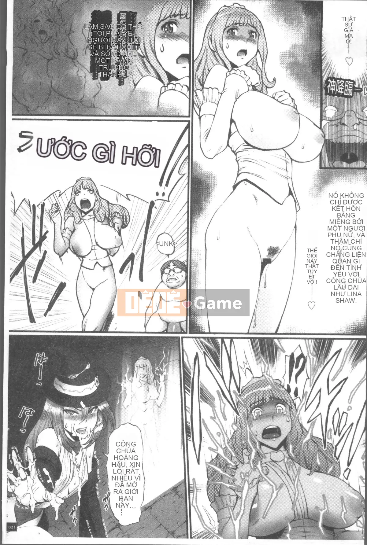 [Nhóm càn quét 4K][Battle Ecchu] Công chúa và rồng