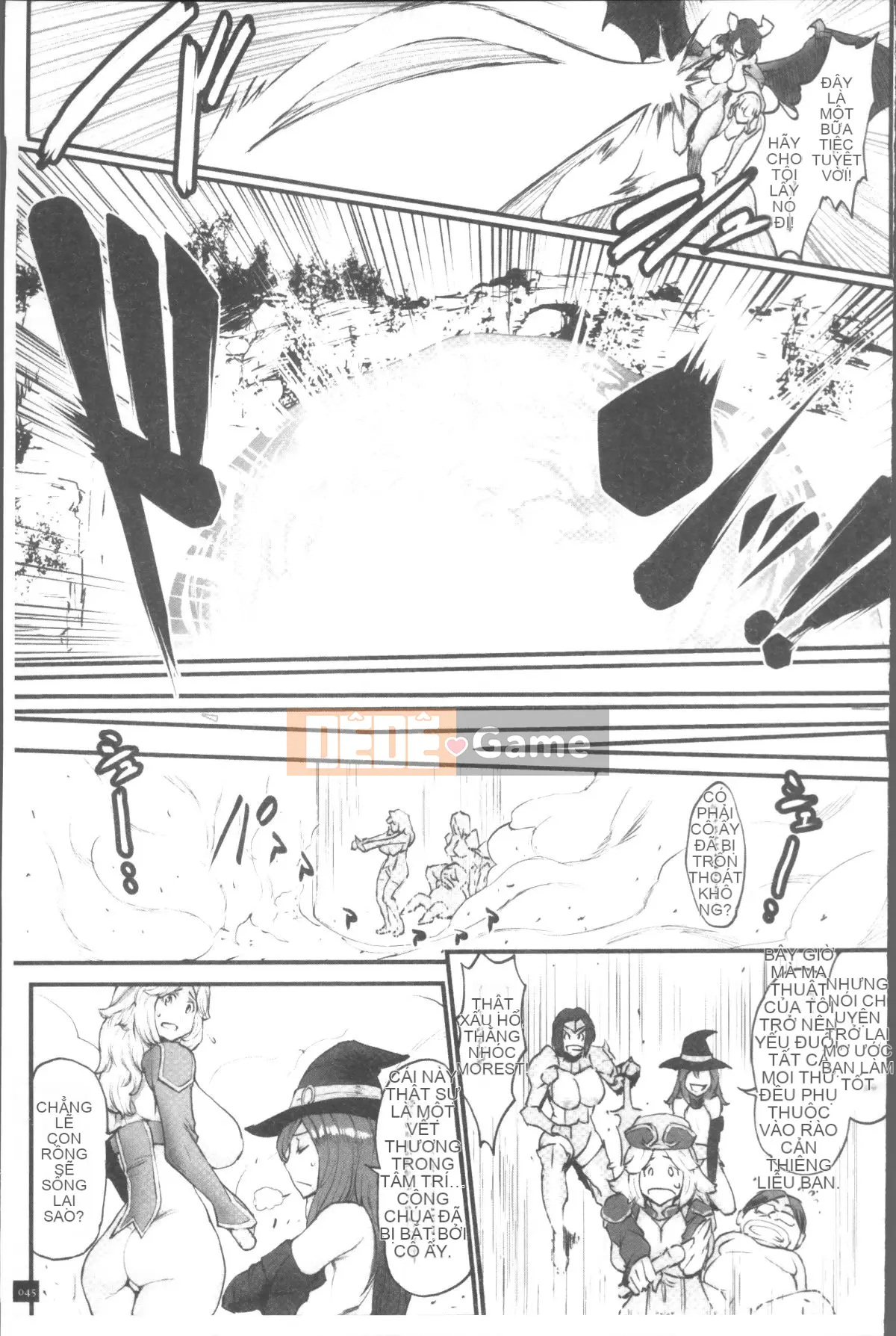 [Nhóm càn quét 4K][Battle Ecchu] Công chúa và rồng