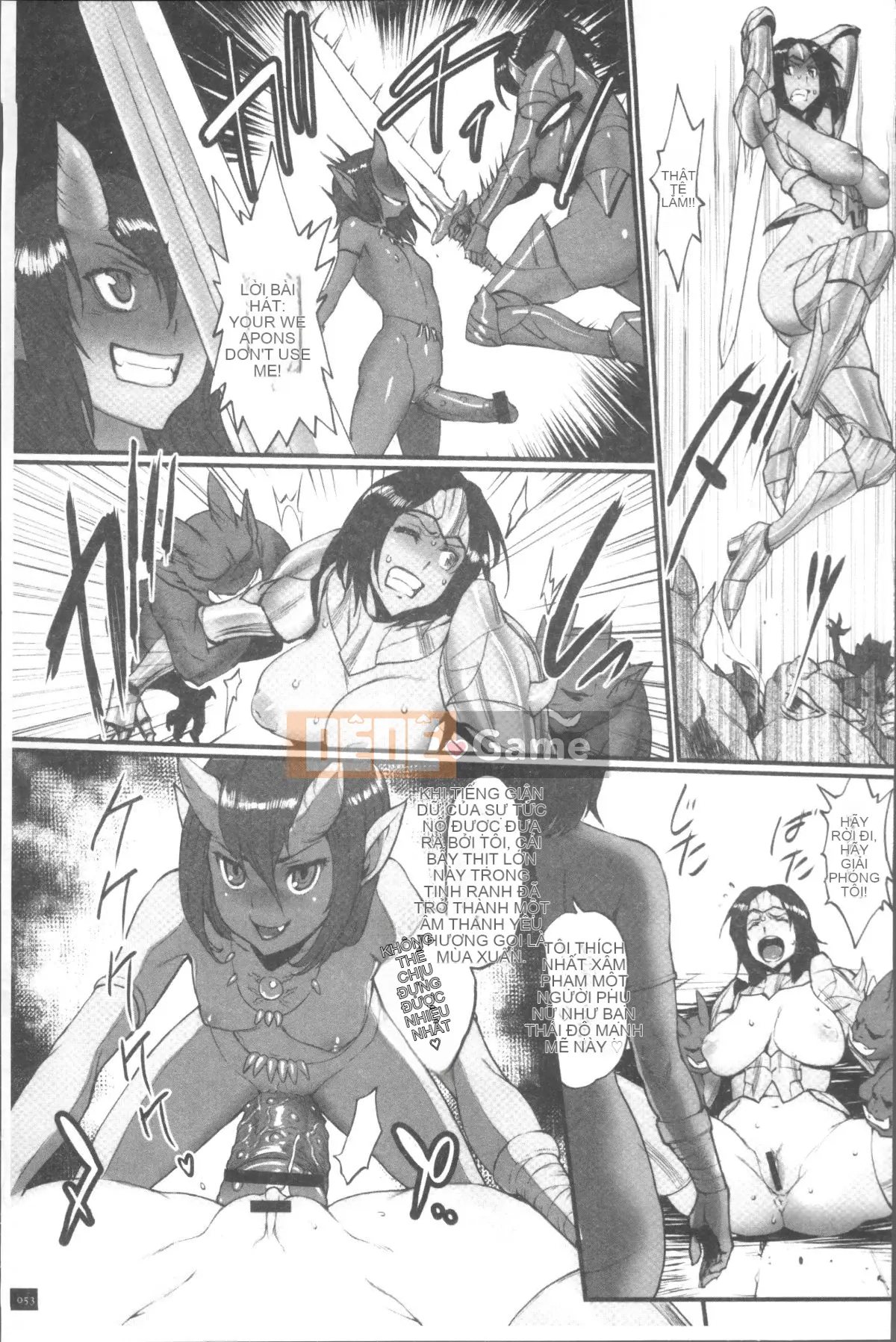 [Nhóm càn quét 4K][Battle Ecchu] Công chúa và rồng