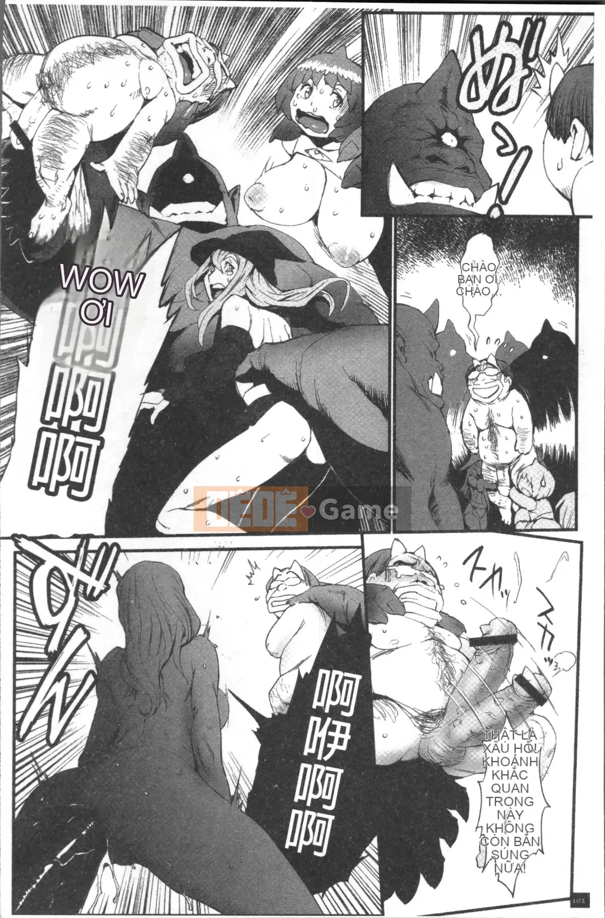 [Nhóm càn quét 4K][Battle Ecchu] Công chúa và rồng