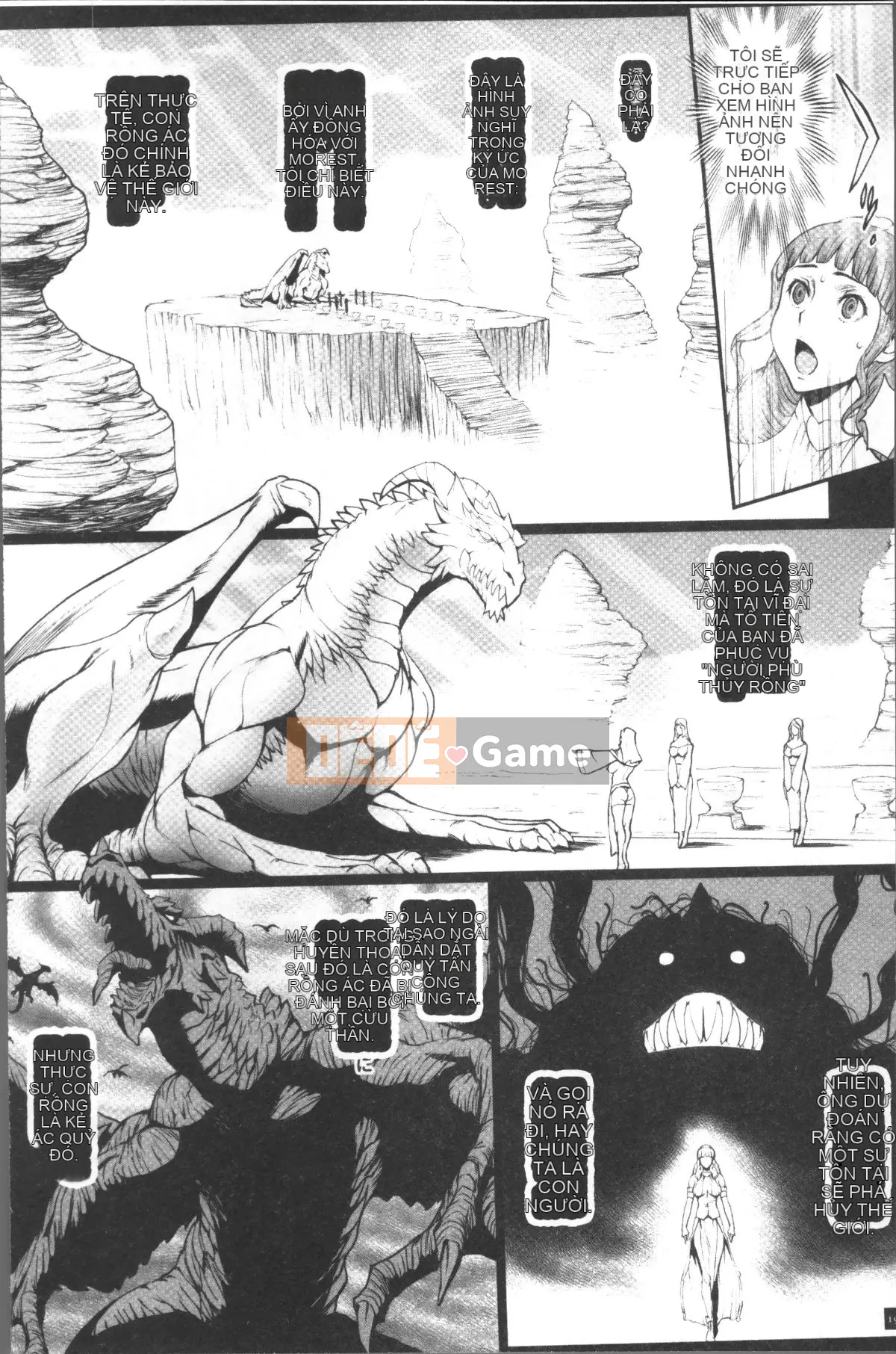 [Nhóm càn quét 4K][Battle Ecchu] Công chúa và rồng