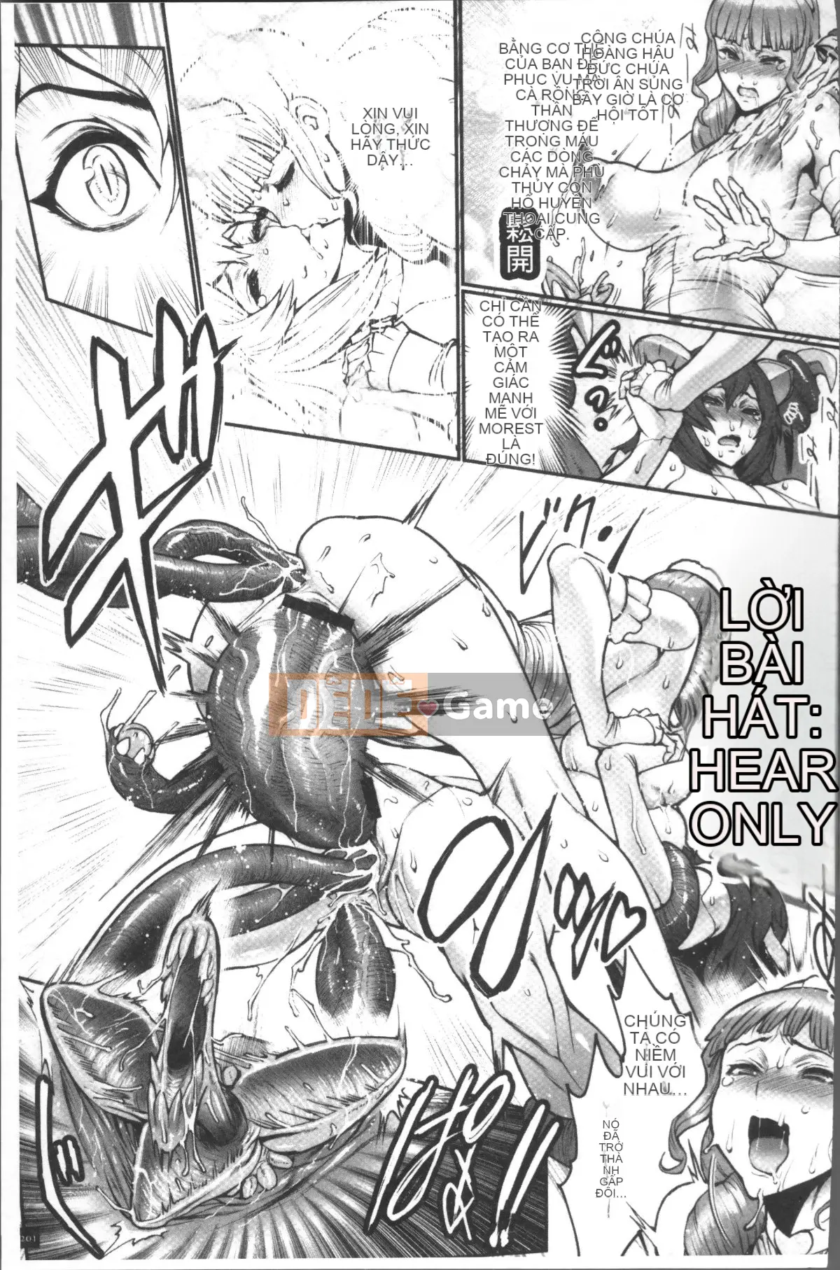 [Nhóm càn quét 4K][Battle Ecchu] Công chúa và rồng