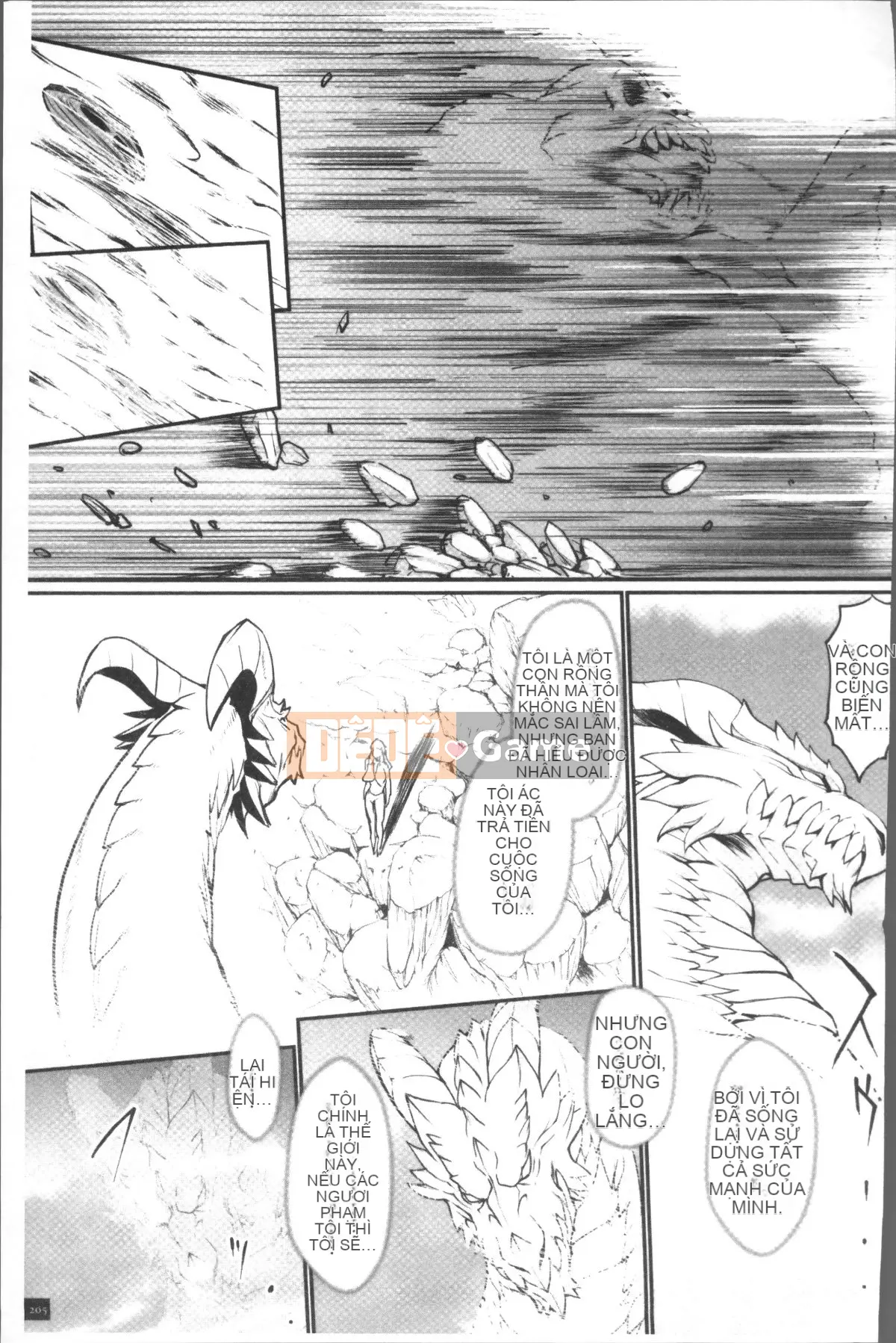 [Nhóm càn quét 4K][Battle Ecchu] Công chúa và rồng