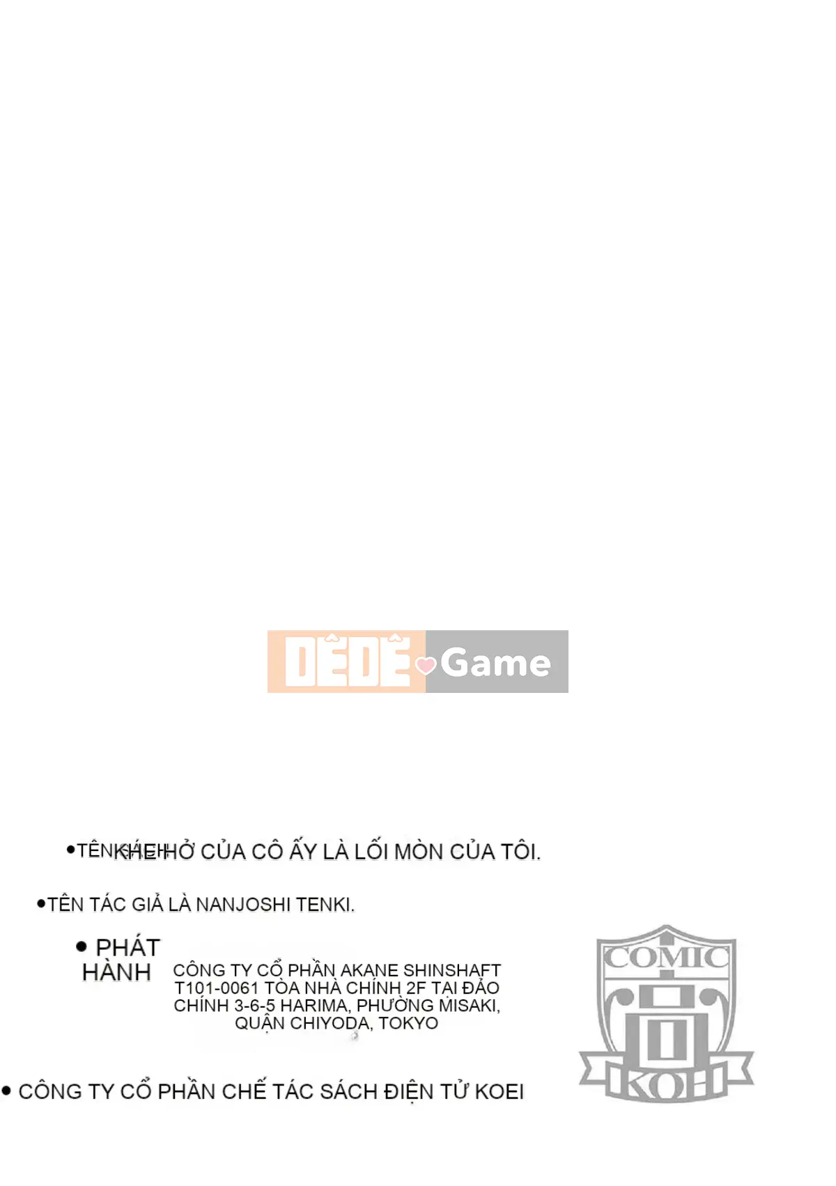 [Kazeteki Koubou][Nanaho Shitenju] Khoảng cách của cô ấy là hình dạng của tôi.