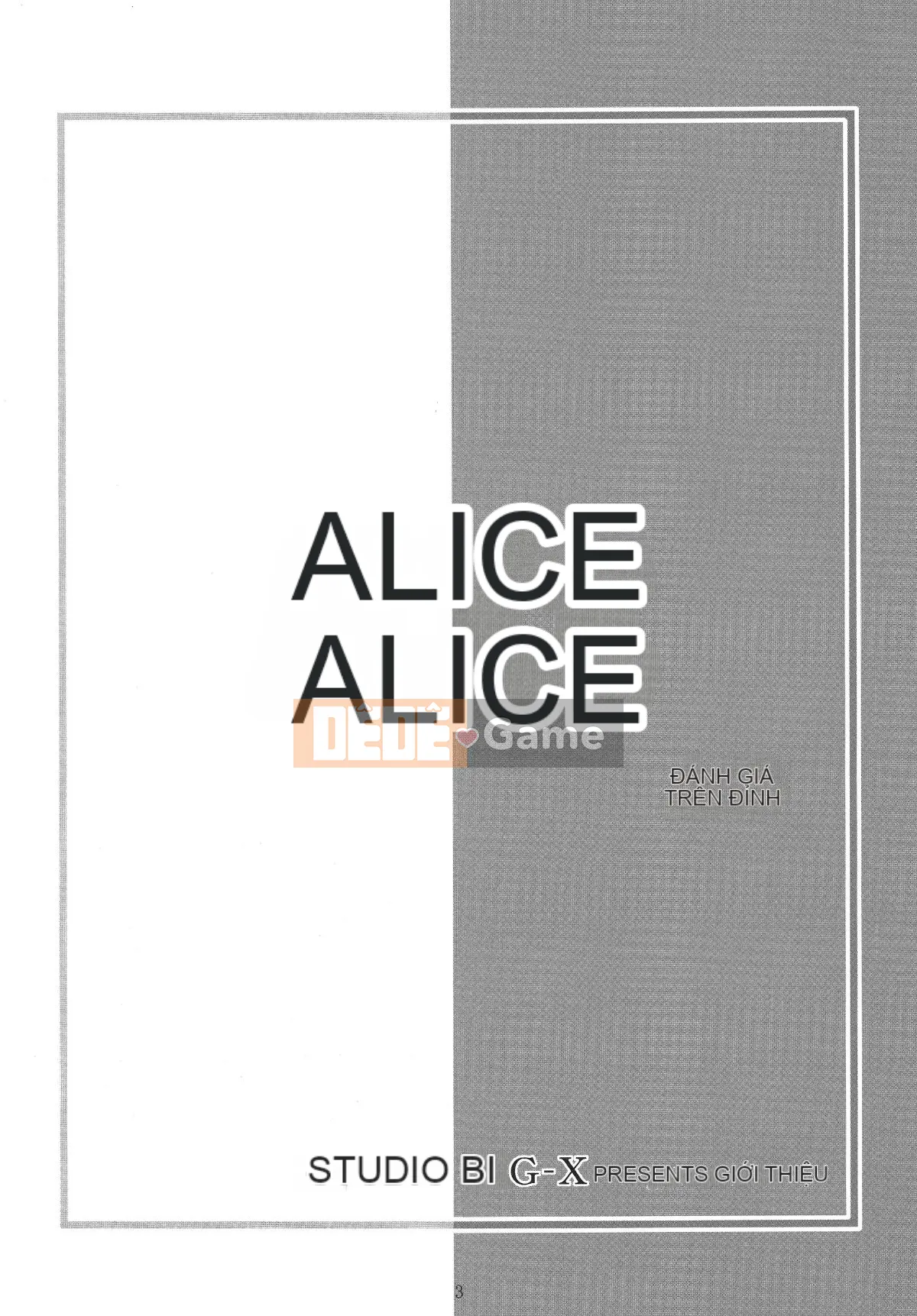[STUDIO BIG-X (Arino Hiroshi)] ALICE Tập 1 [FFT Chinese Group]
