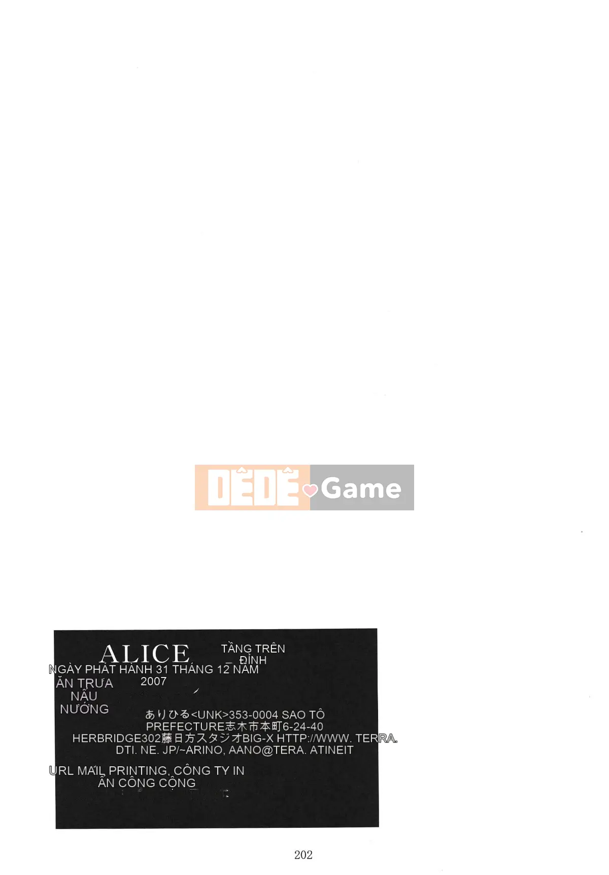 [STUDIO BIG-X (Arino Hiroshi)] ALICE Tập 1 [FFT Chinese Group]