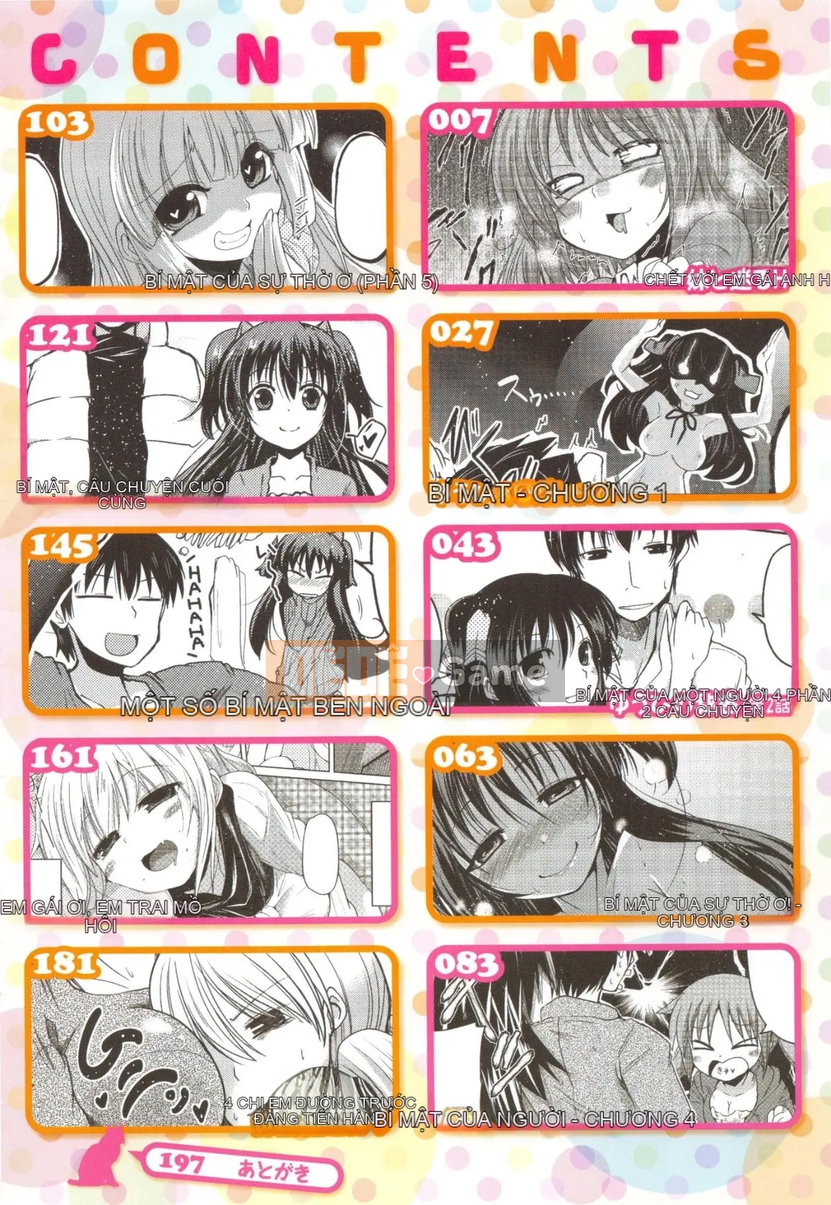 [Nhóm càn quét 4K][Akira Sawano] Bí mật nghịch ngợm của những cô em gái