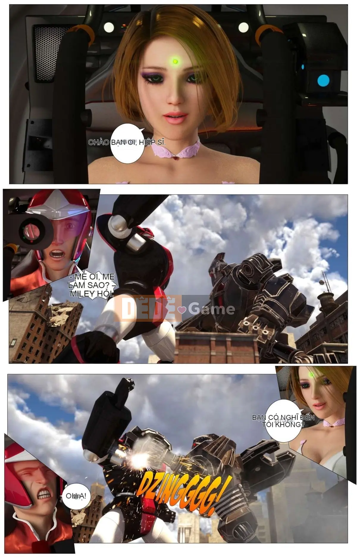 [G9MPcomics] Lực lượng Phòng vệ Trái đất Zerion [G9MPcomics]