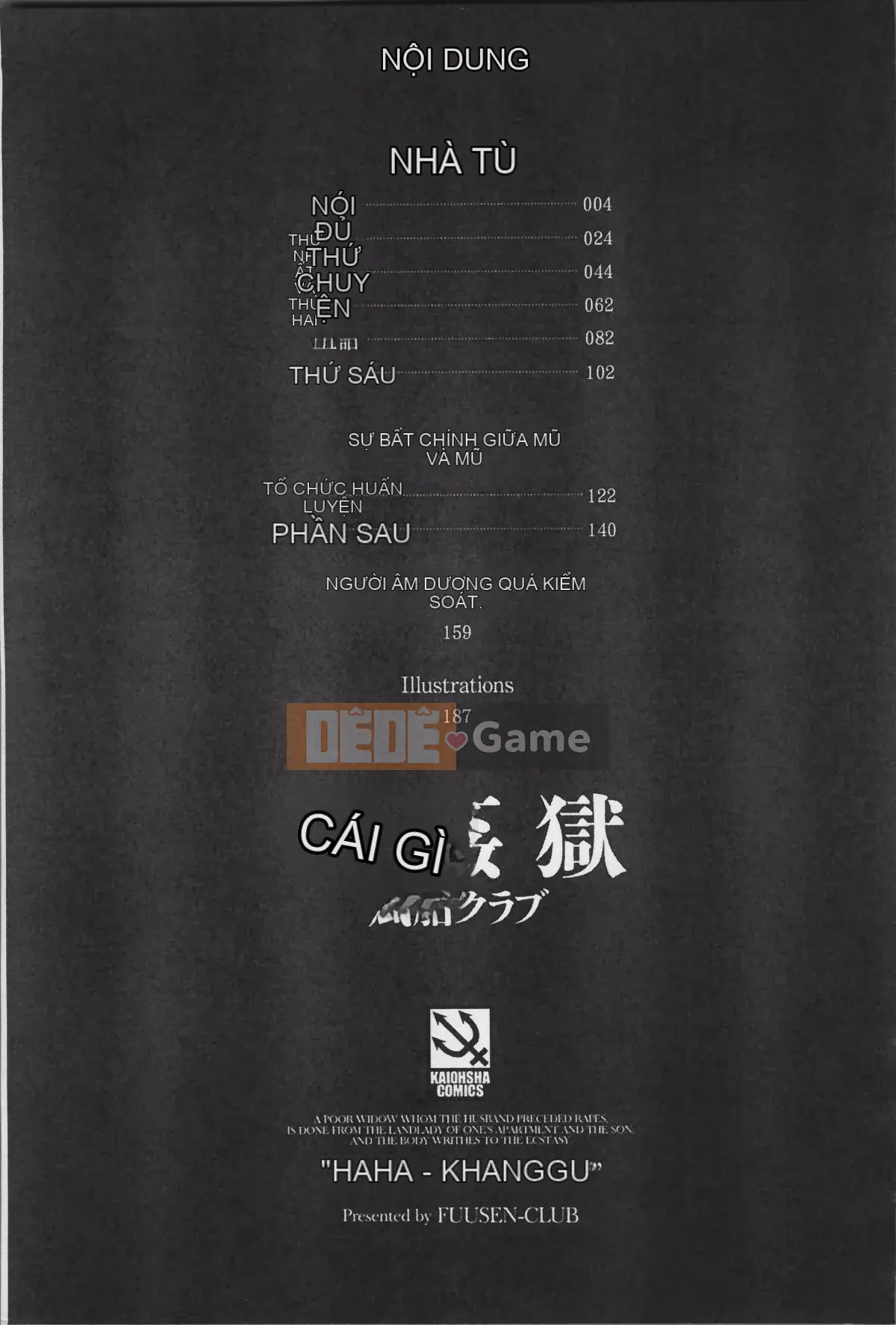 [Nhóm càn quét 4K][Câu lạc bộ Fuusen] Haha Kangoku