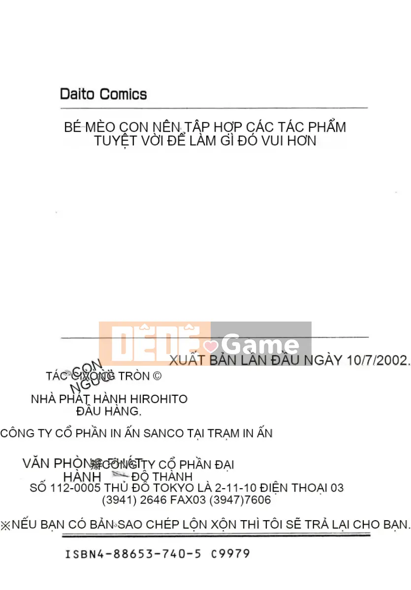 [Tamaki Nozomi] Làm điều gì đó tốt đẹp đi Koneko-chan Jyou