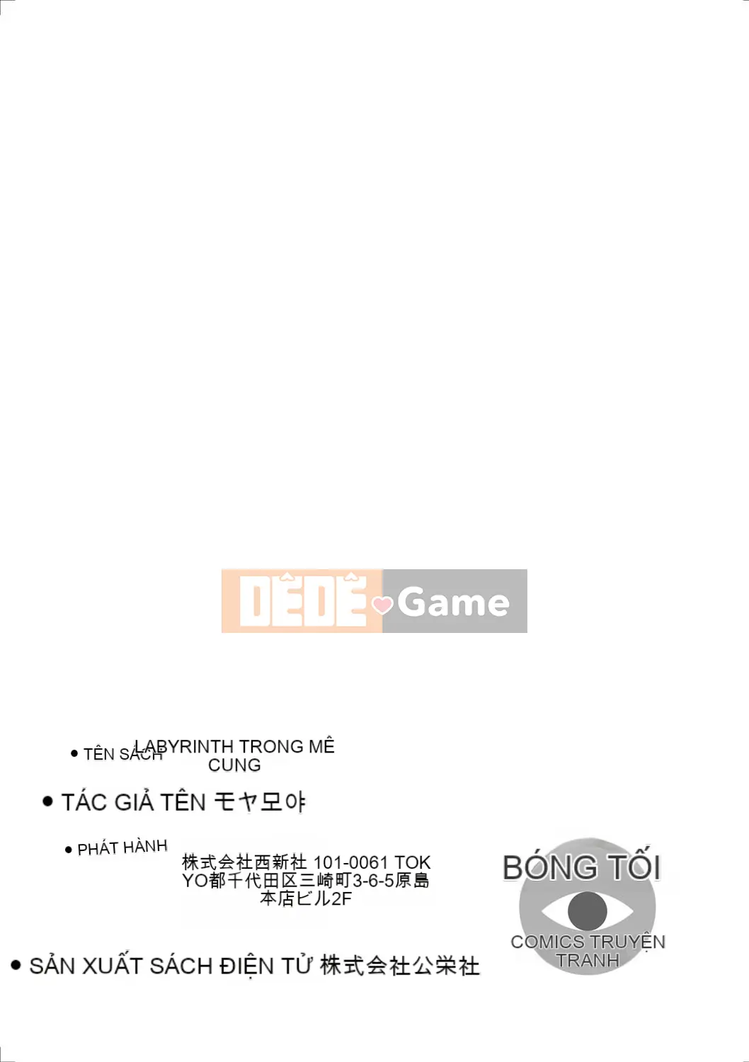 [Nhóm càn quét 4K][Moyamoya] Mê cung