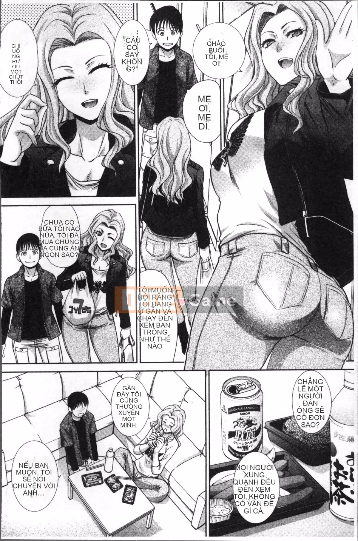 [Nhóm dọn dẹp 4K][Hiroshi Itaba] Dì yêu thích của tôi