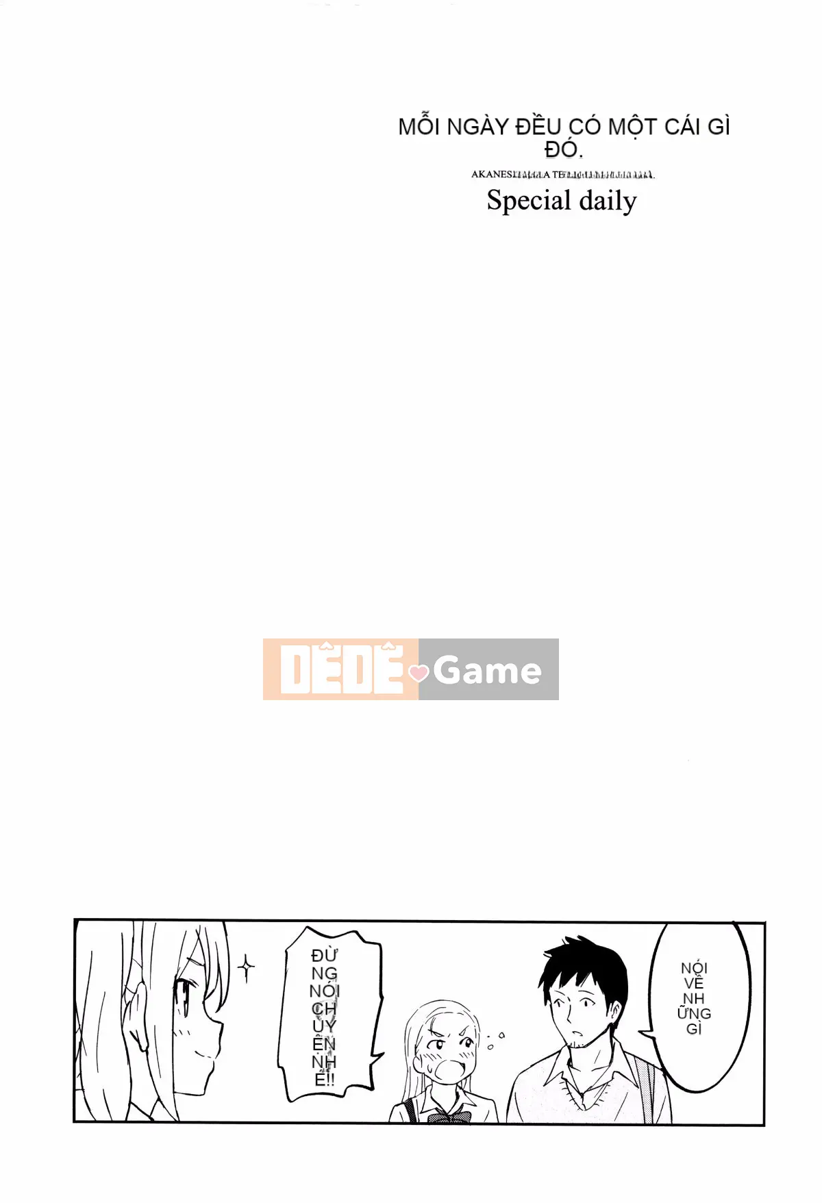 [nhz Personalized Han][Shibasaki Shoji] Đặc biệt mỗi ngày