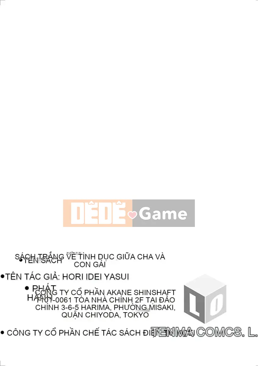 [Yasumizu Horidei] Sách trắng tình yêu tình dục của cha và con gái