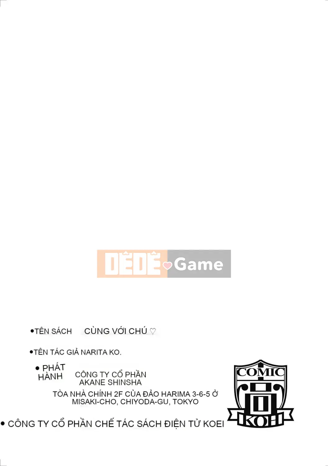 [Narita Kou] Chú của Issho [Kỹ thuật số]