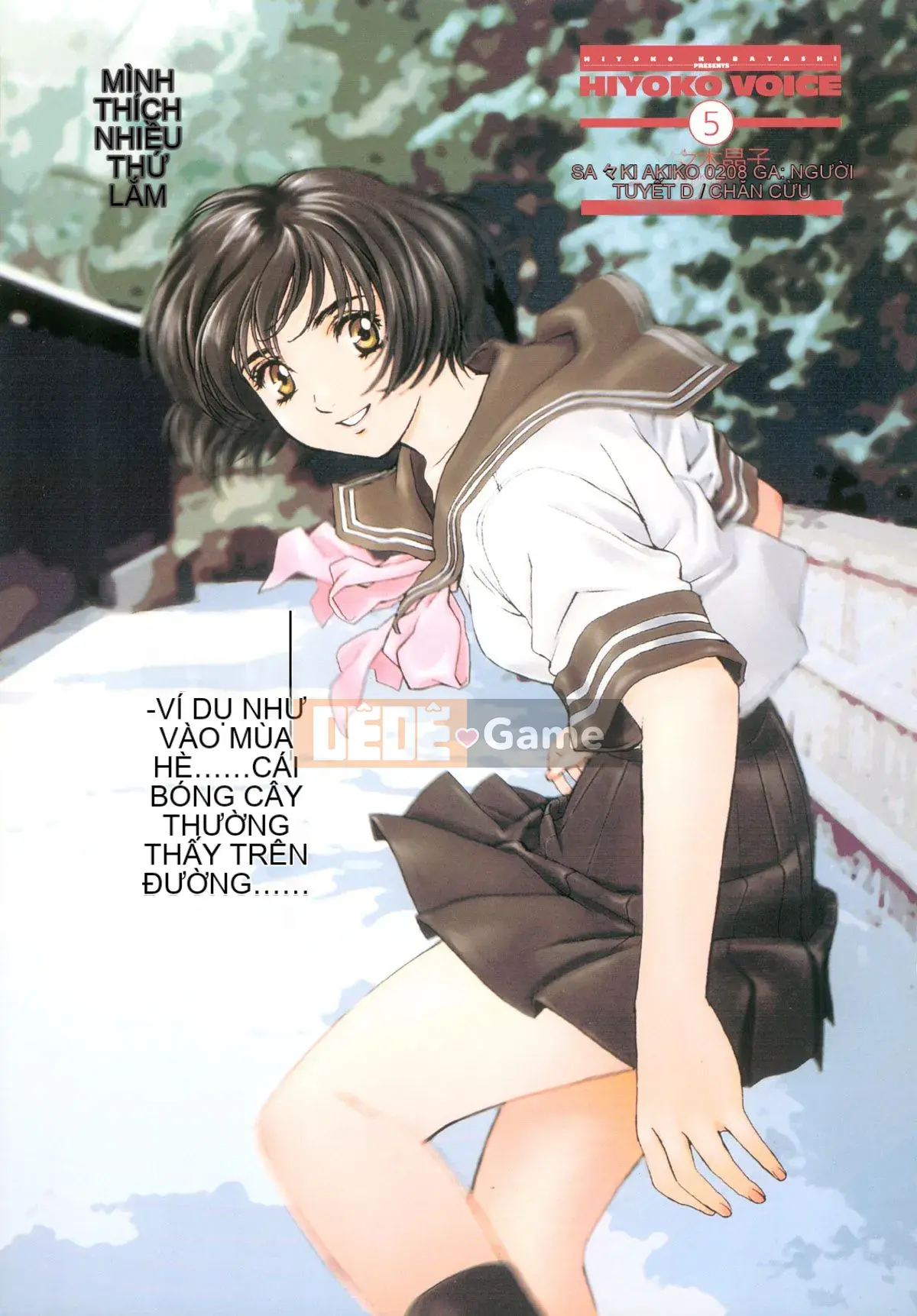 [Kobayashi Hiyoko] GIỌNG NÓI HIYOKO