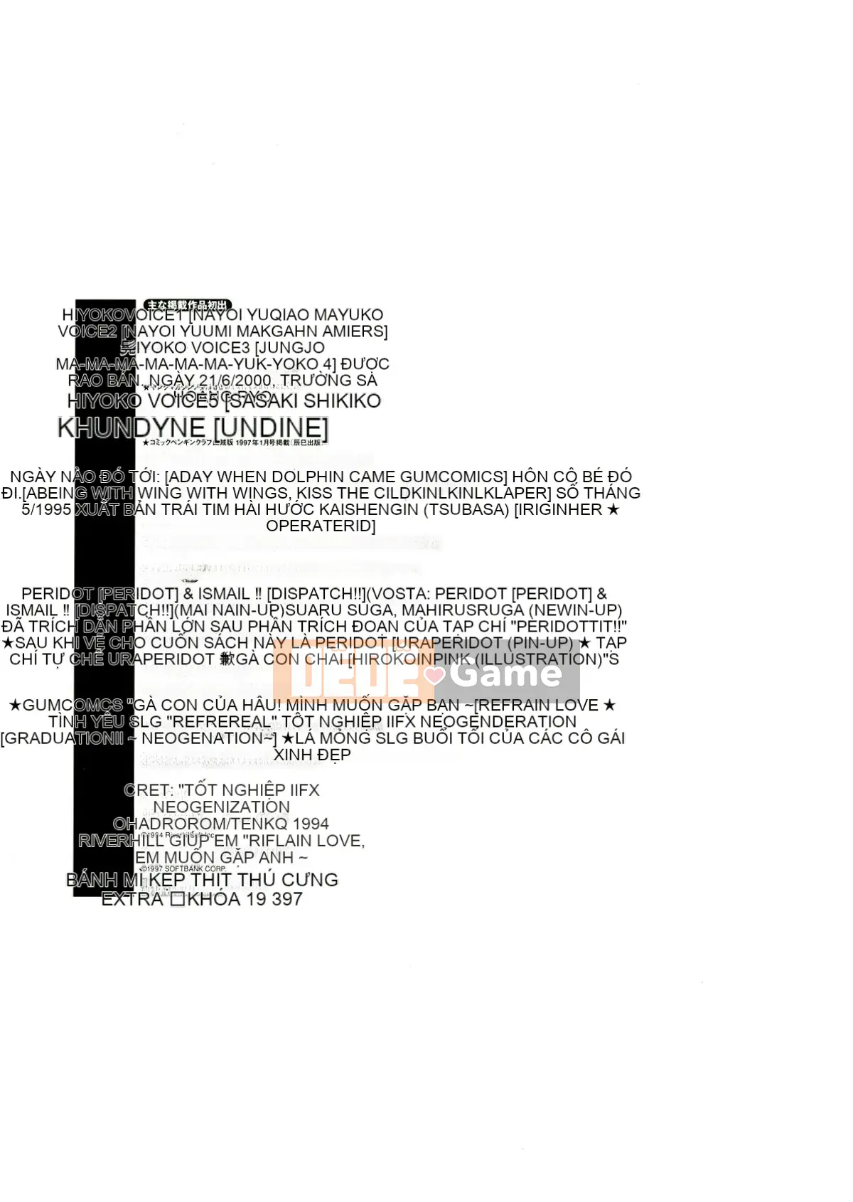 [Kobayashi Hiyoko] GIỌNG NÓI HIYOKO