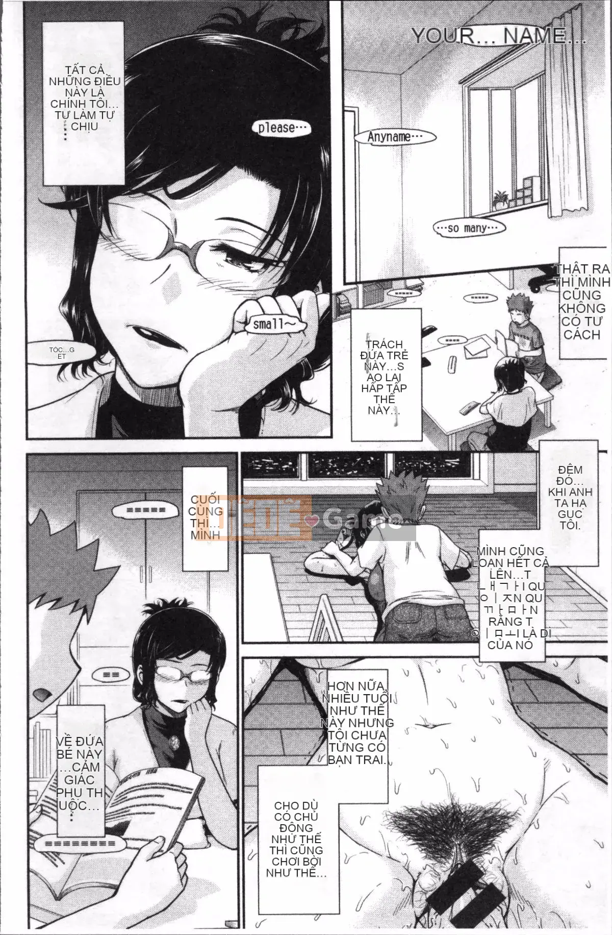 [Nhóm càn quét 4K][Tsukino Jougi] Chuyện tình gợi cảm