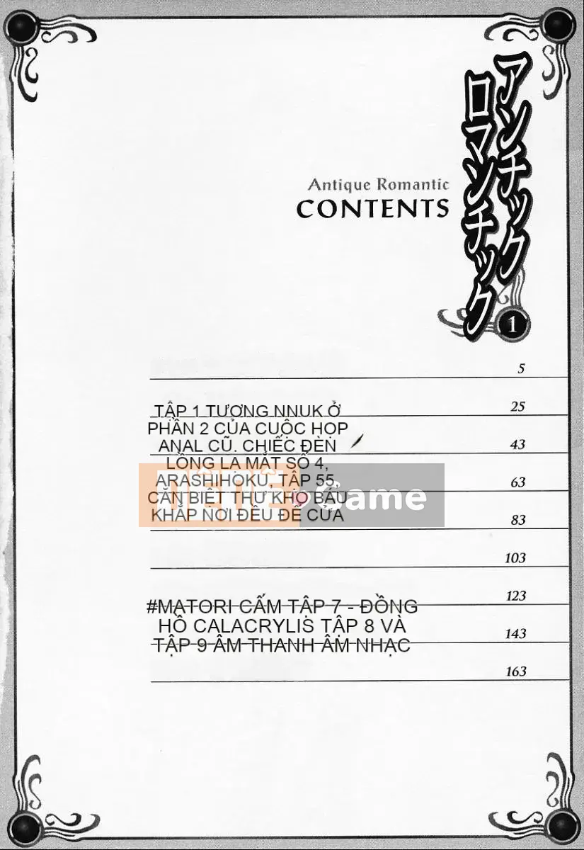 [Hatsuki Kaoru] Lãng mạn cổ trang 1