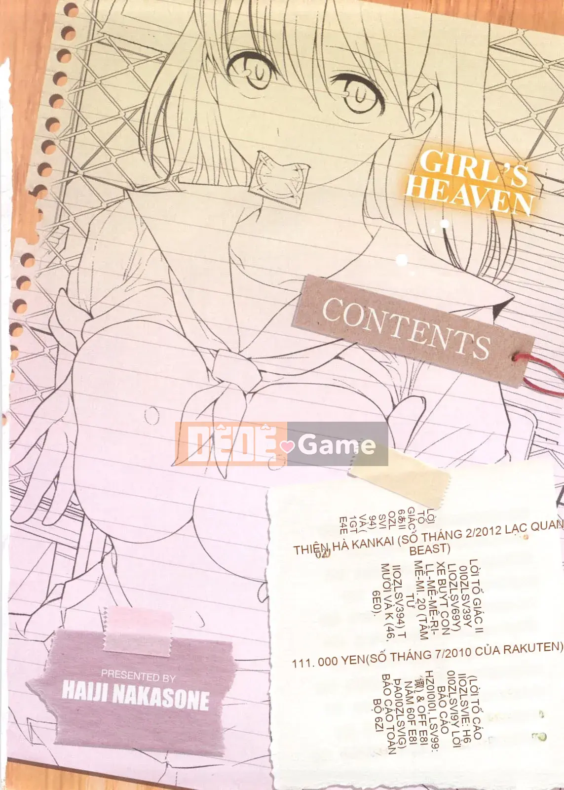 [Nakasone Heidi] Thiên đường của các cô gái