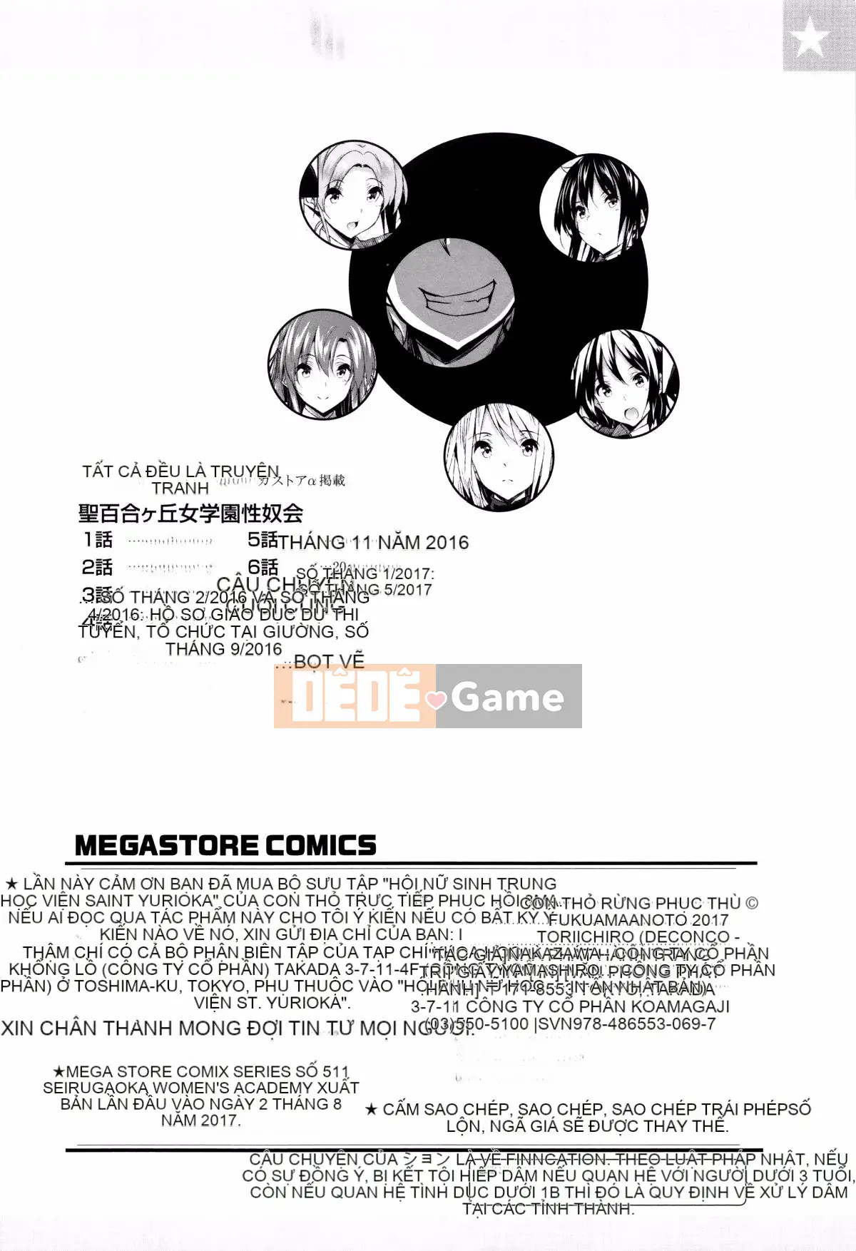 [Fukuhachima Naoto] Câu lạc bộ tình dục St. Yurigaoka Jogakuen