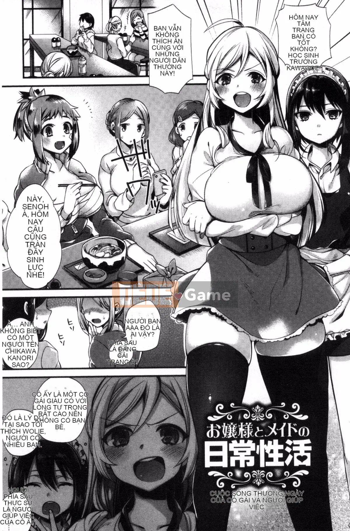 [Được sản xuất bởi Kazeyo Deathfish Sansanyo Haru][Shindo] Hoạt động tình dục dâm đãng của tiểu thư và hầu gái