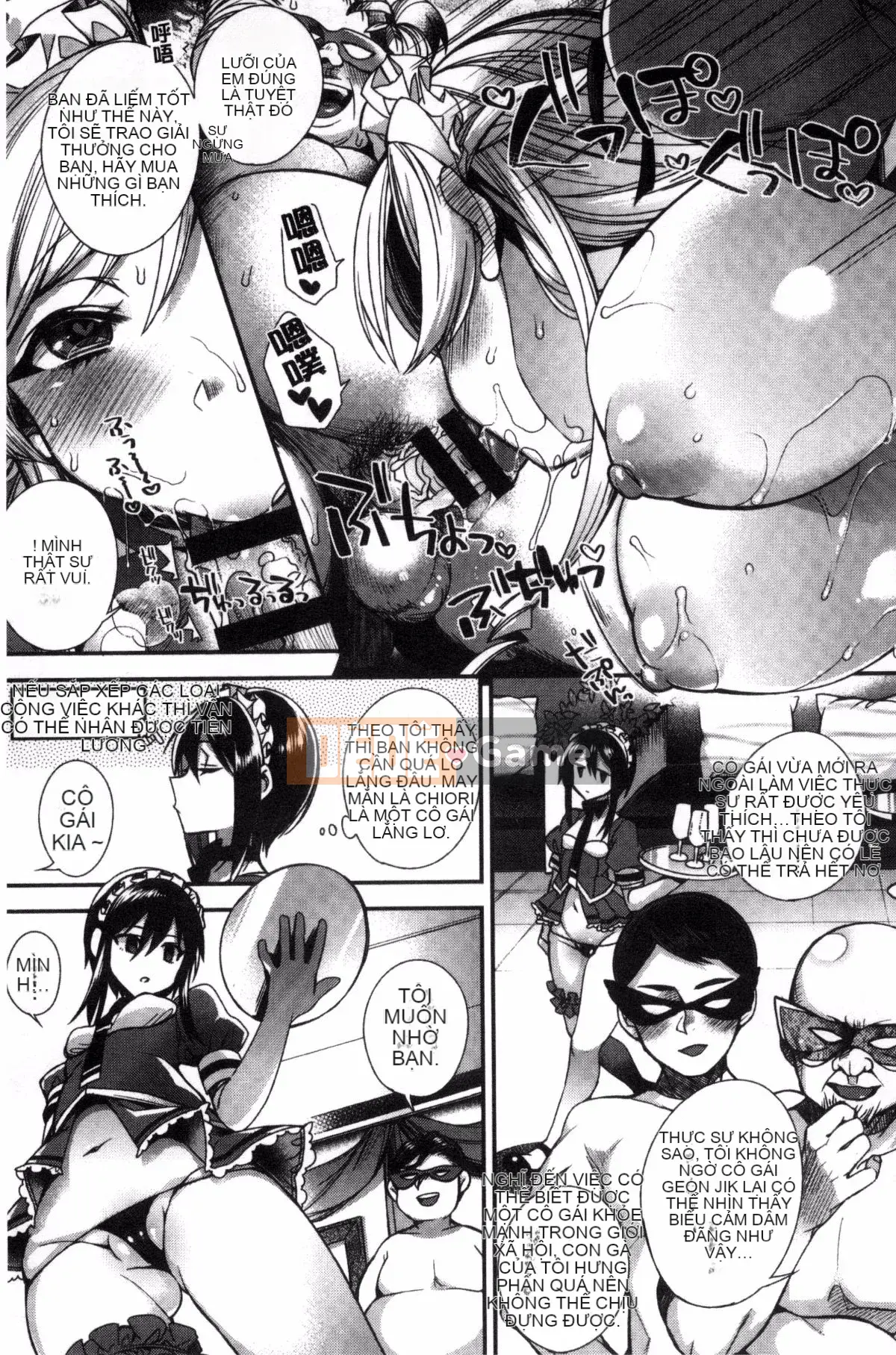 [Được sản xuất bởi Kazeyo Deathfish Sansanyo Haru][Shindo] Hoạt động tình dục dâm đãng của tiểu thư và hầu gái