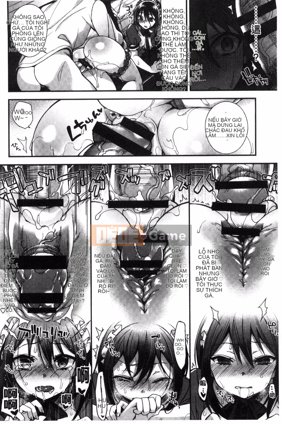 [Được sản xuất bởi Kazeyo Deathfish Sansanyo Haru][Shindo] Hoạt động tình dục dâm đãng của tiểu thư và hầu gái