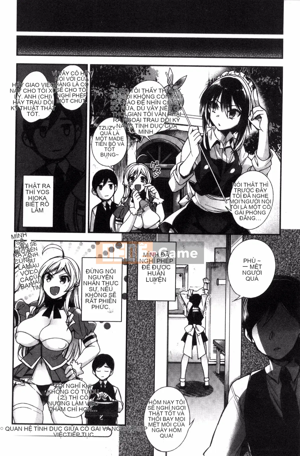 [Được sản xuất bởi Kazeyo Deathfish Sansanyo Haru][Shindo] Hoạt động tình dục dâm đãng của tiểu thư và hầu gái