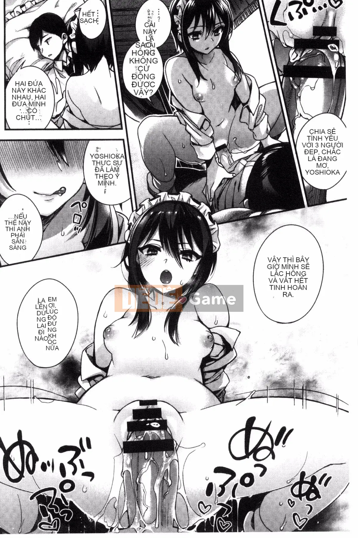 [Được sản xuất bởi Kazeyo Deathfish Sansanyo Haru][Shindo] Hoạt động tình dục dâm đãng của tiểu thư và hầu gái