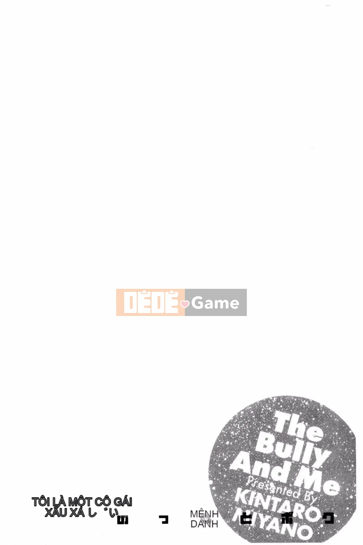 [Kintaro Miyano] Cô gái bắt nạt và tôi