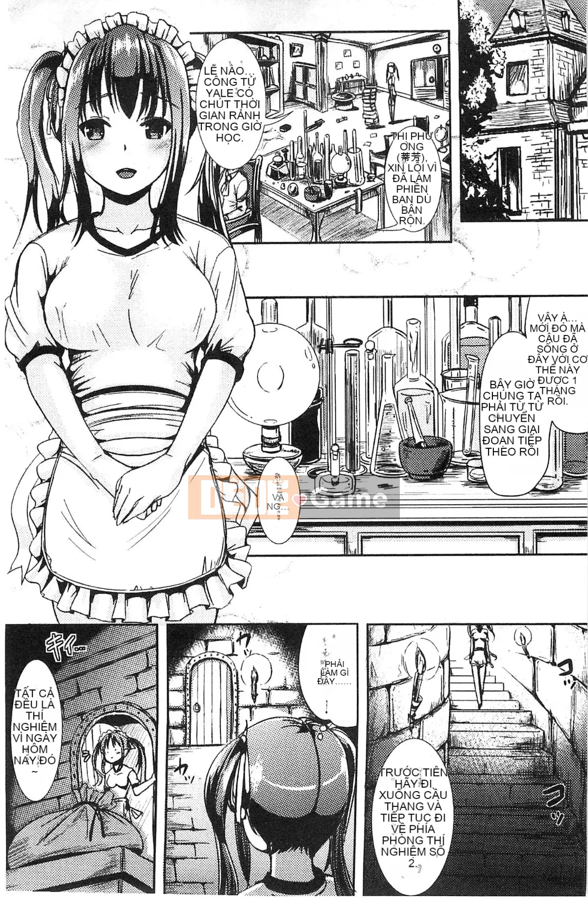[Kazeteki Koubou][Maruneko] Trance "B" Maid x Morning Woman và Futanari Lady
