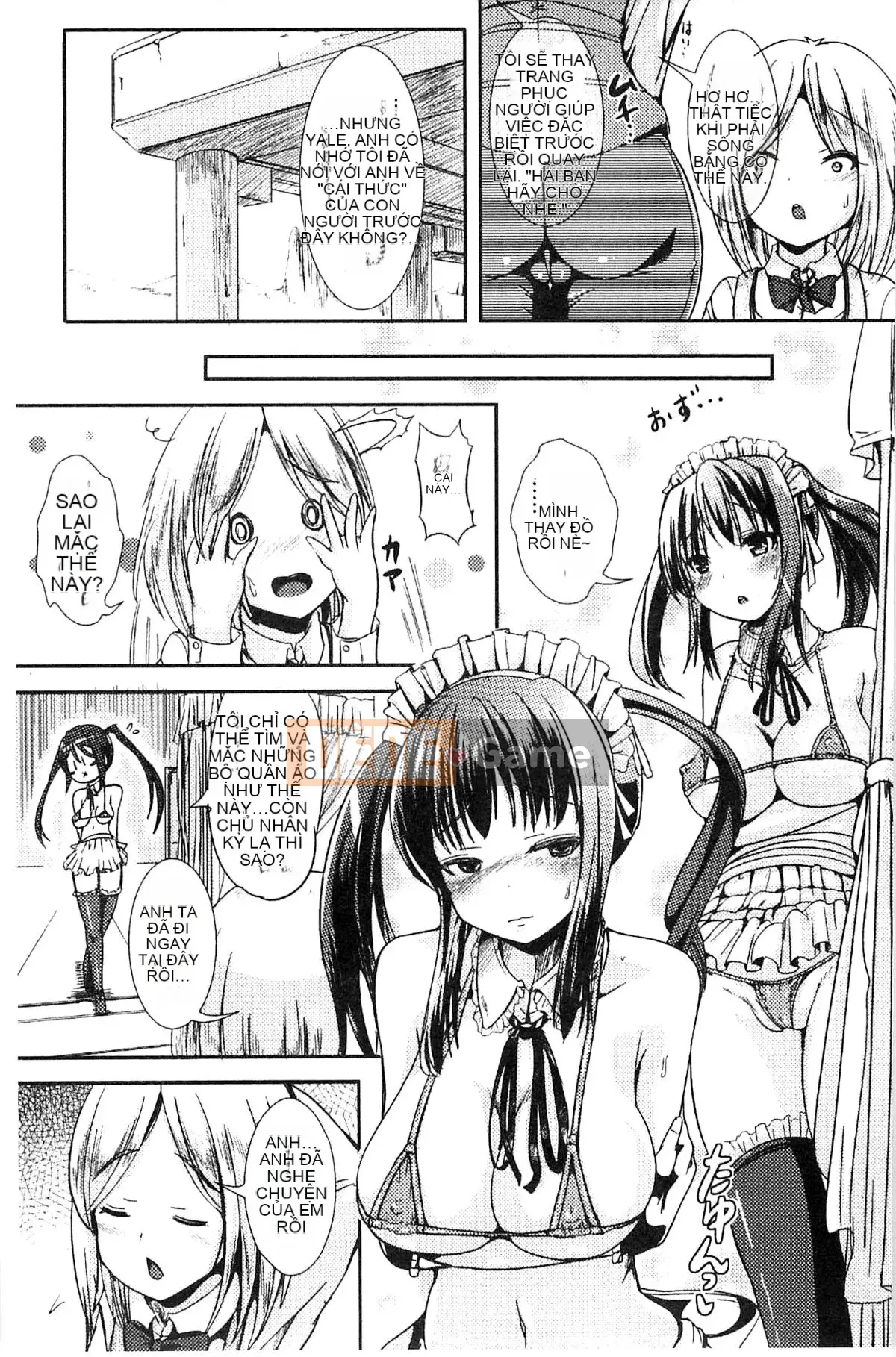 [Kazeteki Koubou][Maruneko] Trance "B" Maid x Morning Woman và Futanari Lady