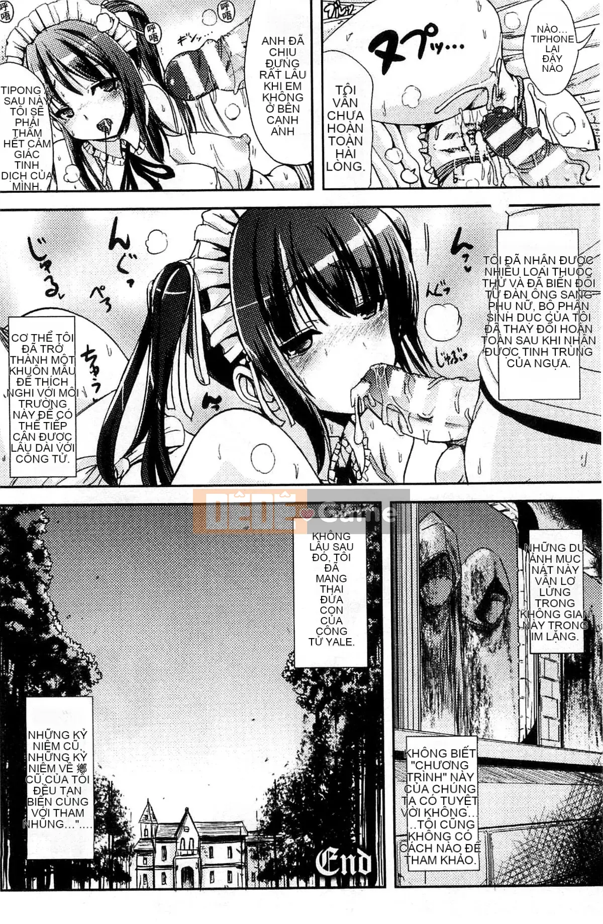 [Kazeteki Koubou][Maruneko] Trance "B" Maid x Morning Woman và Futanari Lady