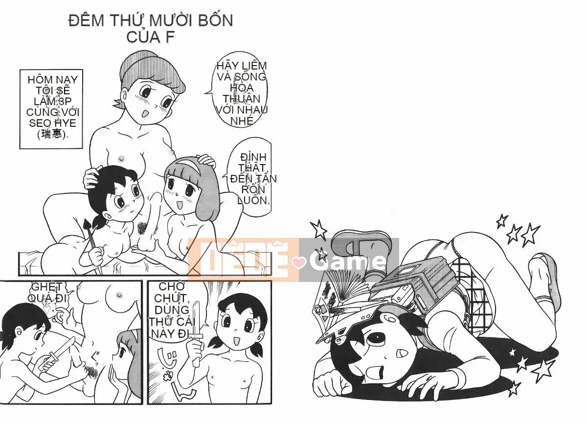 [Gấu Fujiko] Mèo kêu móng tay nhỏ màu sắc thú vị