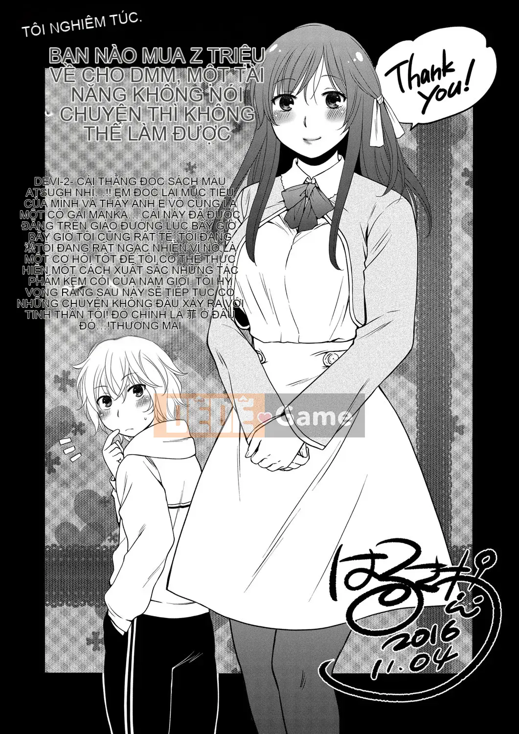 [Kazeteki Koubou][Harusawa] Nghiêm túc, tôi không thể nói tài năng khiếm nhã