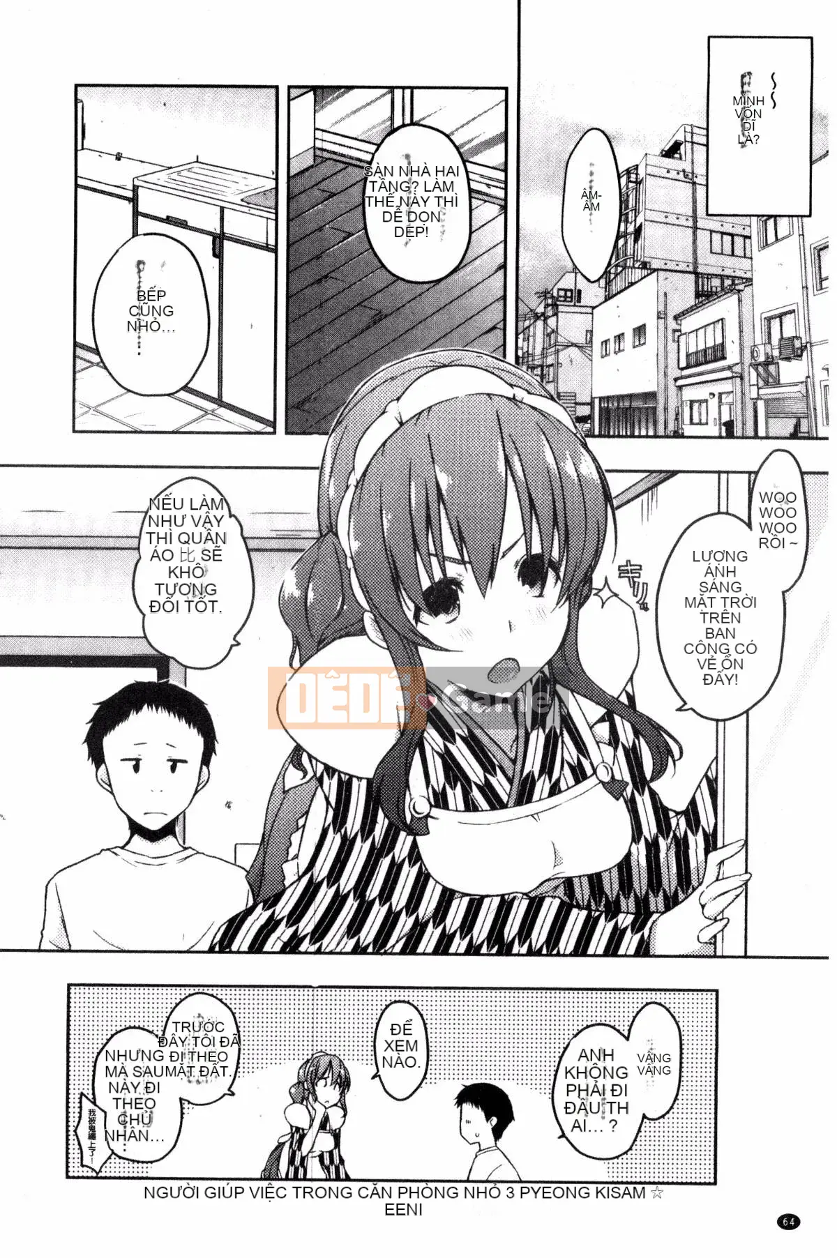 [Kazeteki Koubou][Kaizuka] Phòng 6 chiếu tatami với người giúp việc