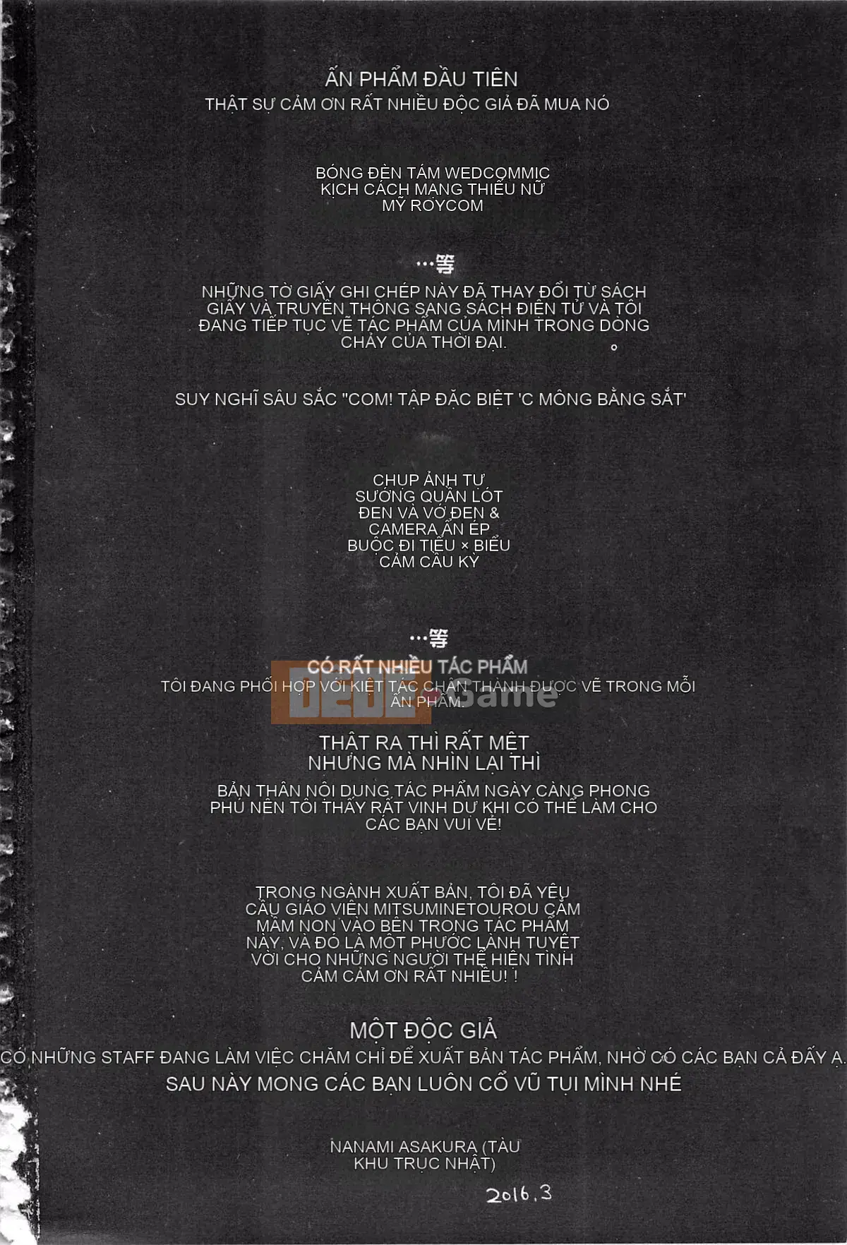 [Đồng hồ Asakura] Thanh toán bằng cơ thể của tôi ~Bồi thường vật chất~